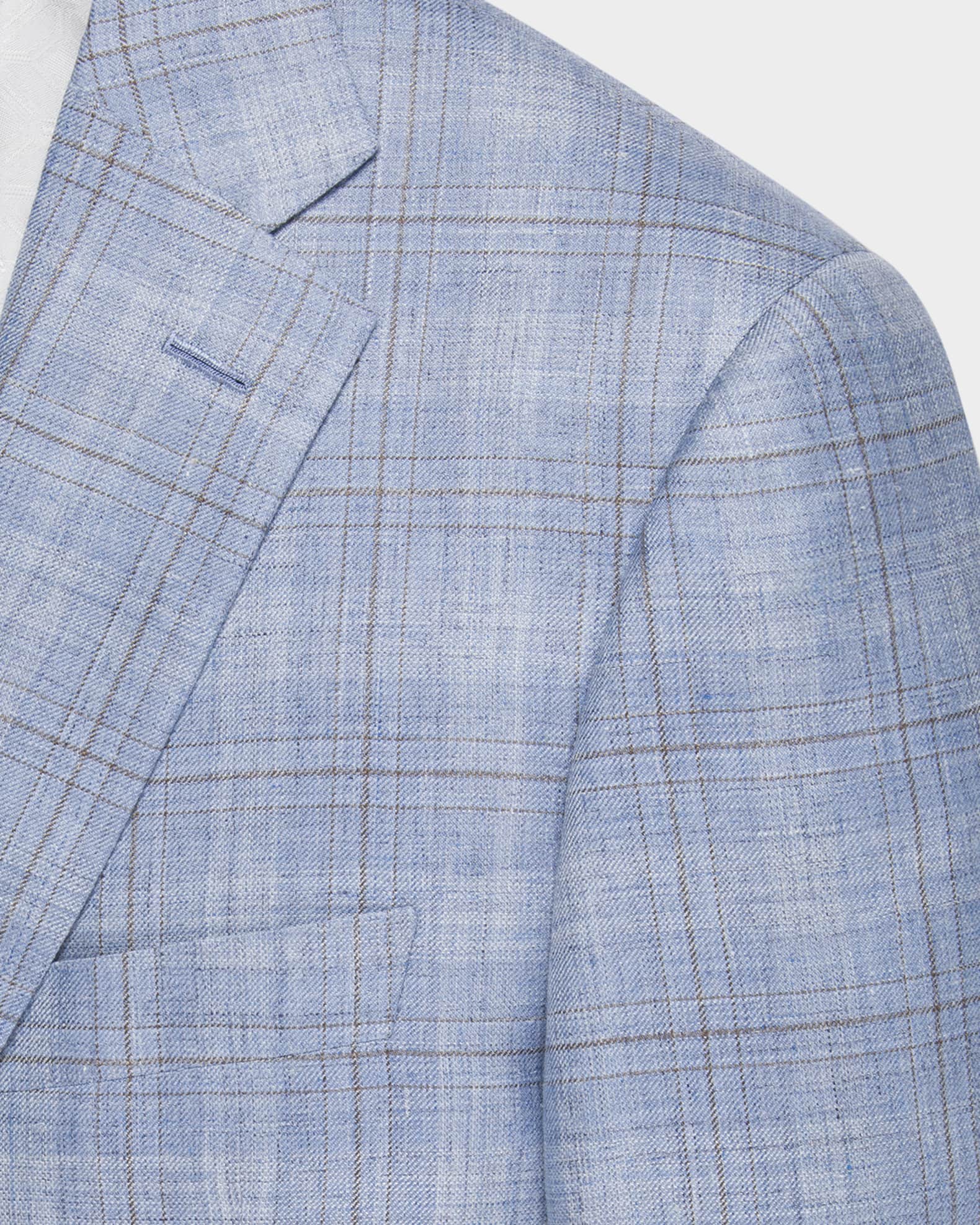 Men's Plaid Single-Breasted Sport Coat 1