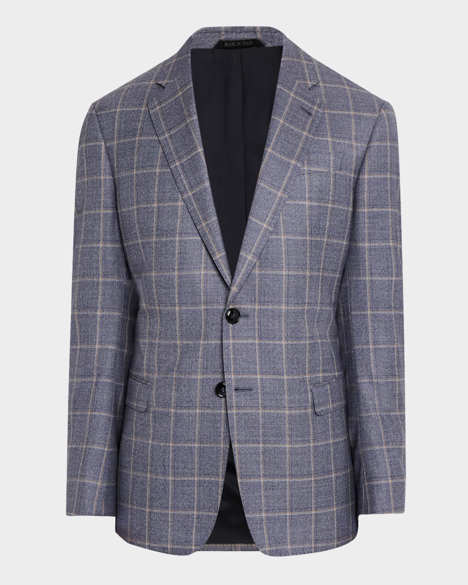 Men's Windowpane Sport Coat 0
