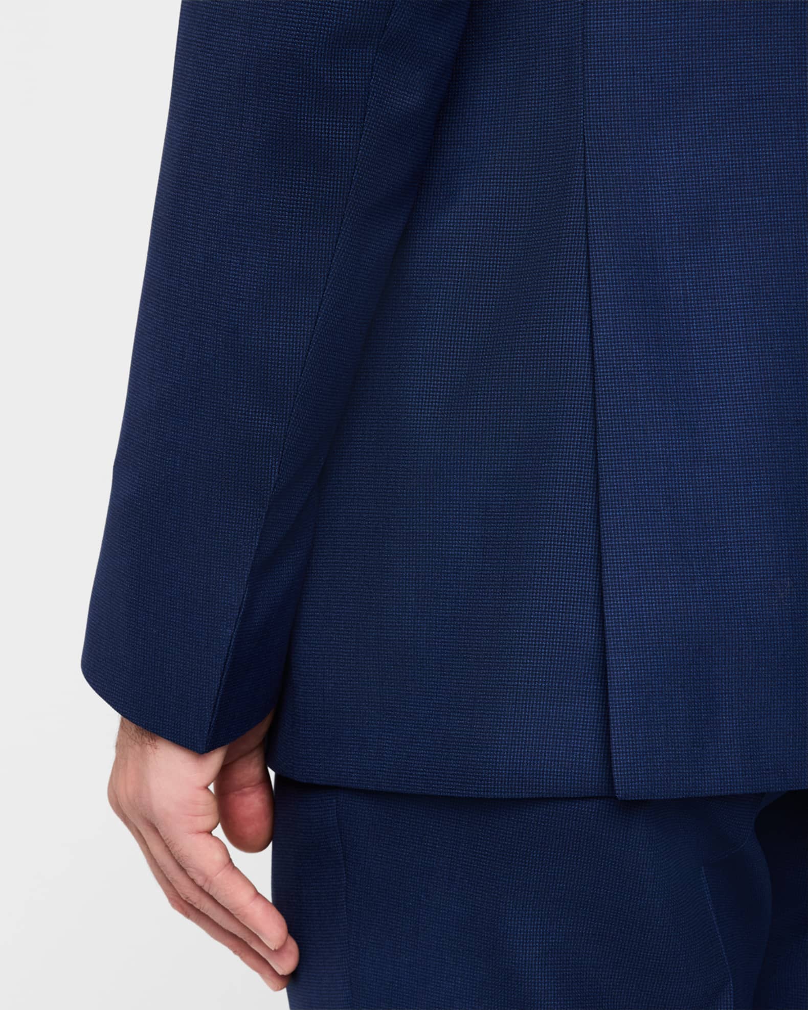 Giorgio Armani Men's Micro-Houndstooth 210G Suit | Neiman Marcus