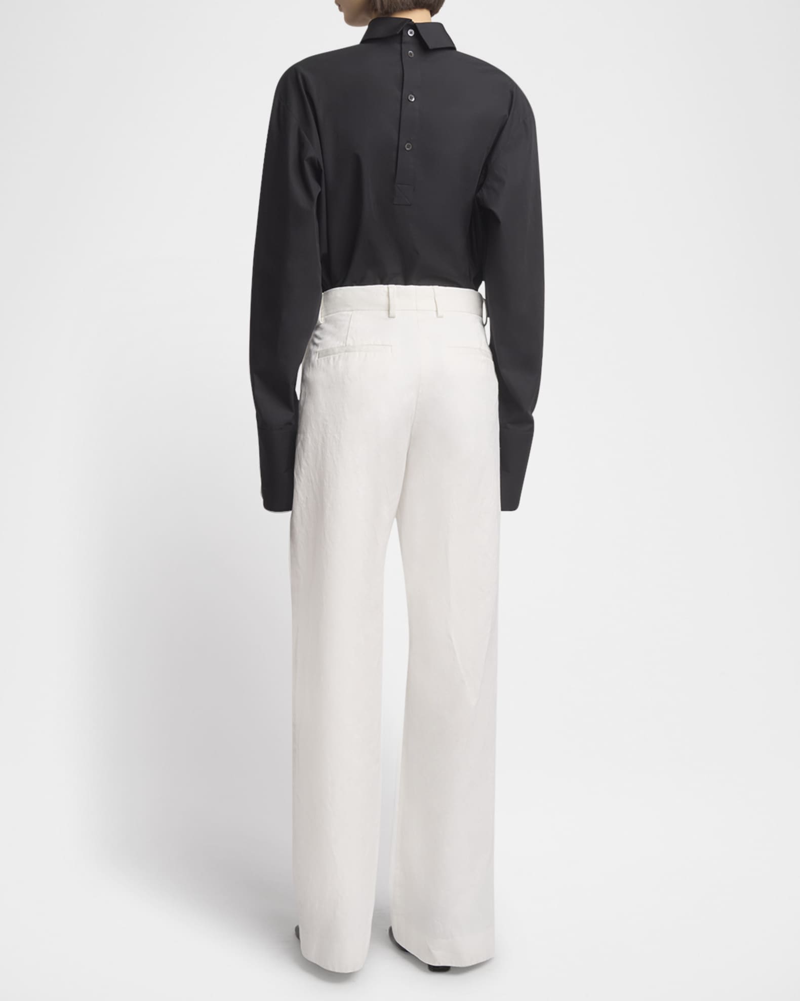 Dries Van Noten Paxy Straight-Leg Cotton Pants | Neiman Marcus