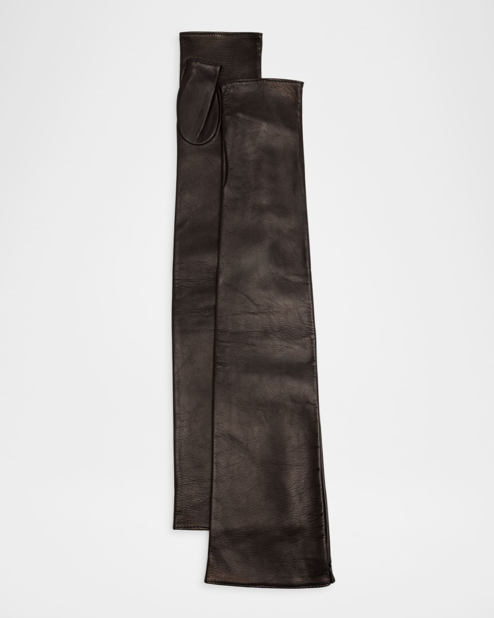 Fergie Fingerless Leather Gloves 0