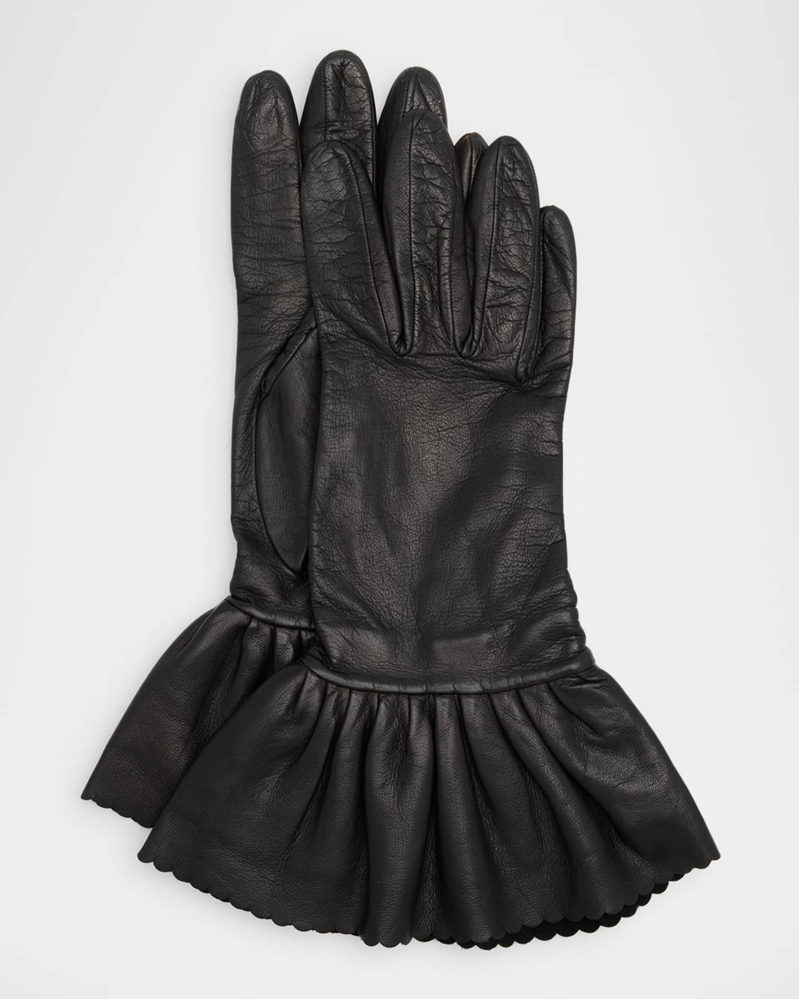 Danielle 3 Flare Leather Gloves 0