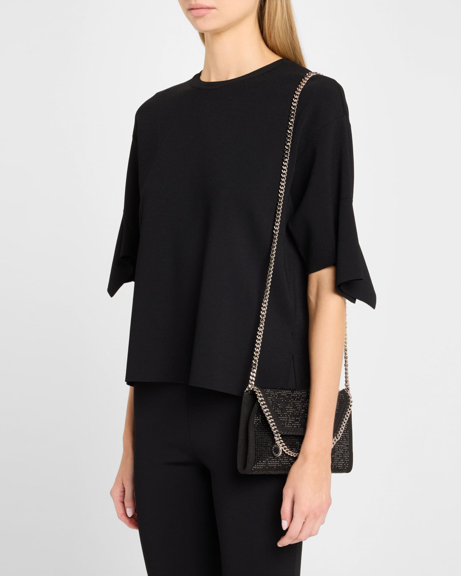 Falabella Mini Hotfix Crystal Crossbody Bag 1