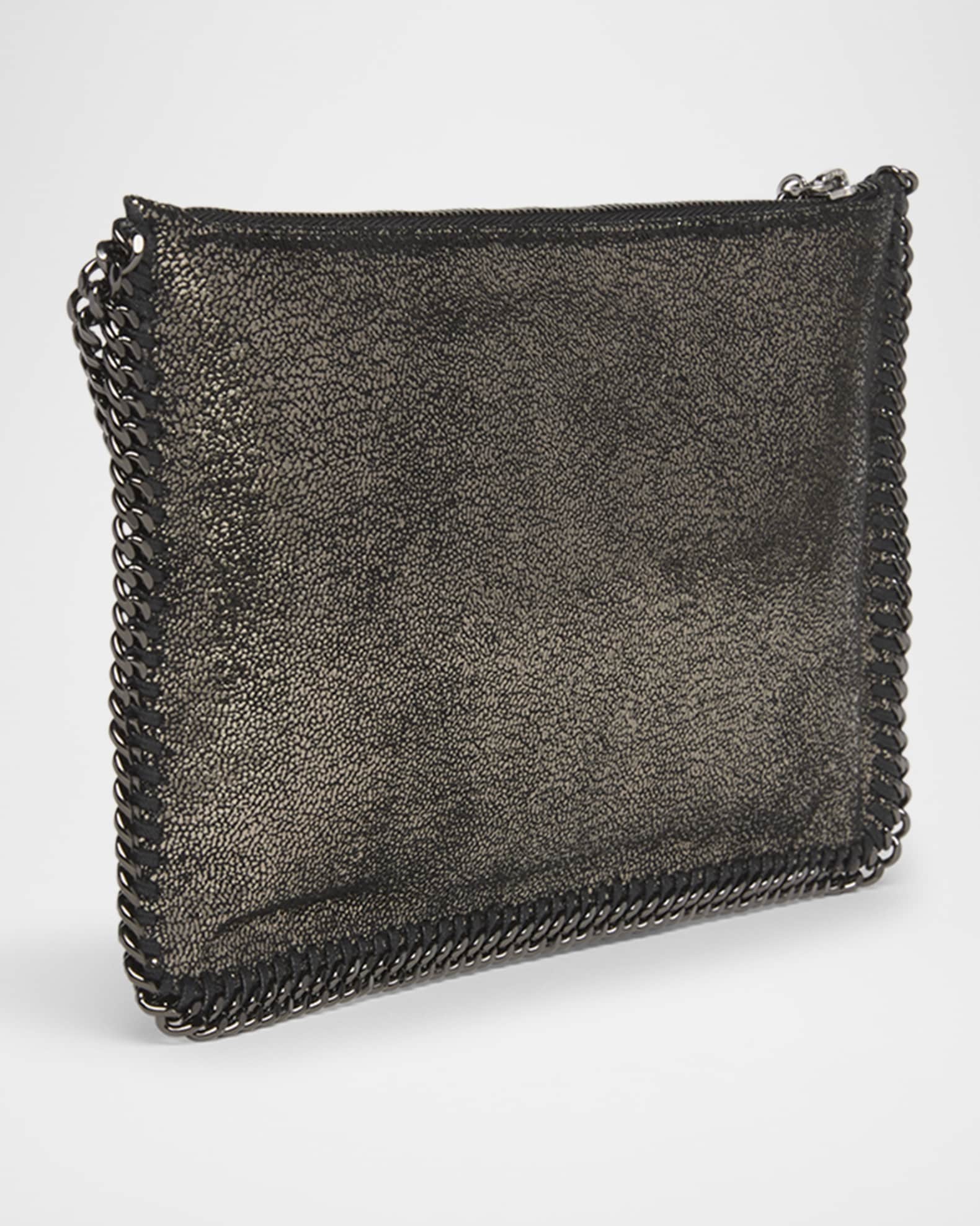 Falabella Eco Dotted Chamois Shiny Pochette Shoulder Bag
