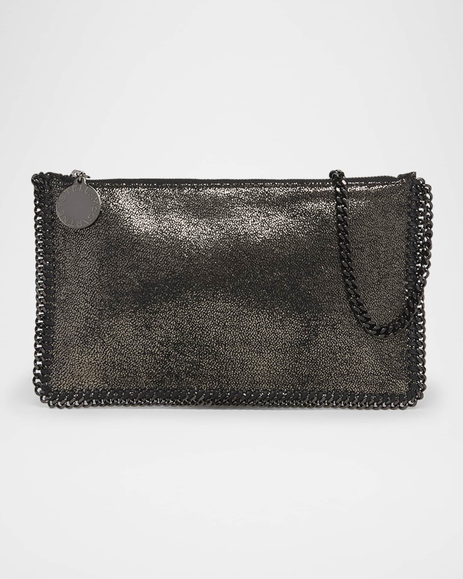 Stella McCartney Falabella Eco Dotted Chamois Shiny Pochette Shoulder Bag Neiman Marcus