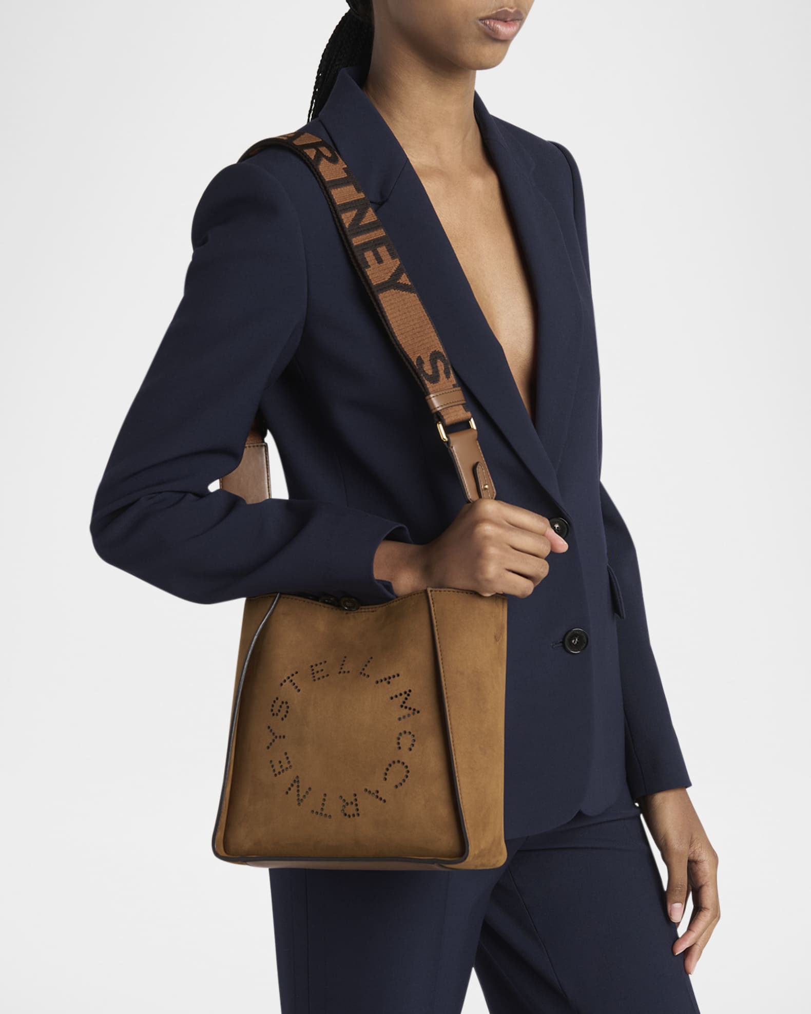 Stella McCartney Logo Mini Alter Mat Crossbody Bag Neiman Marcus