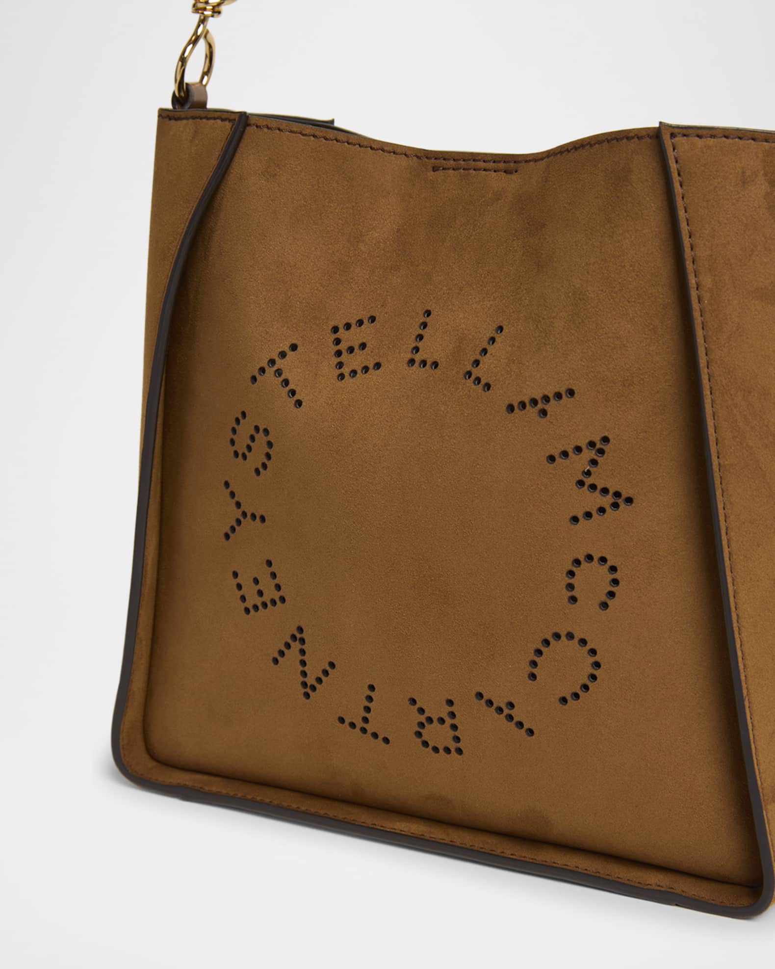 Stella mccartney perforated logo alter nappa crossbody bag clearance