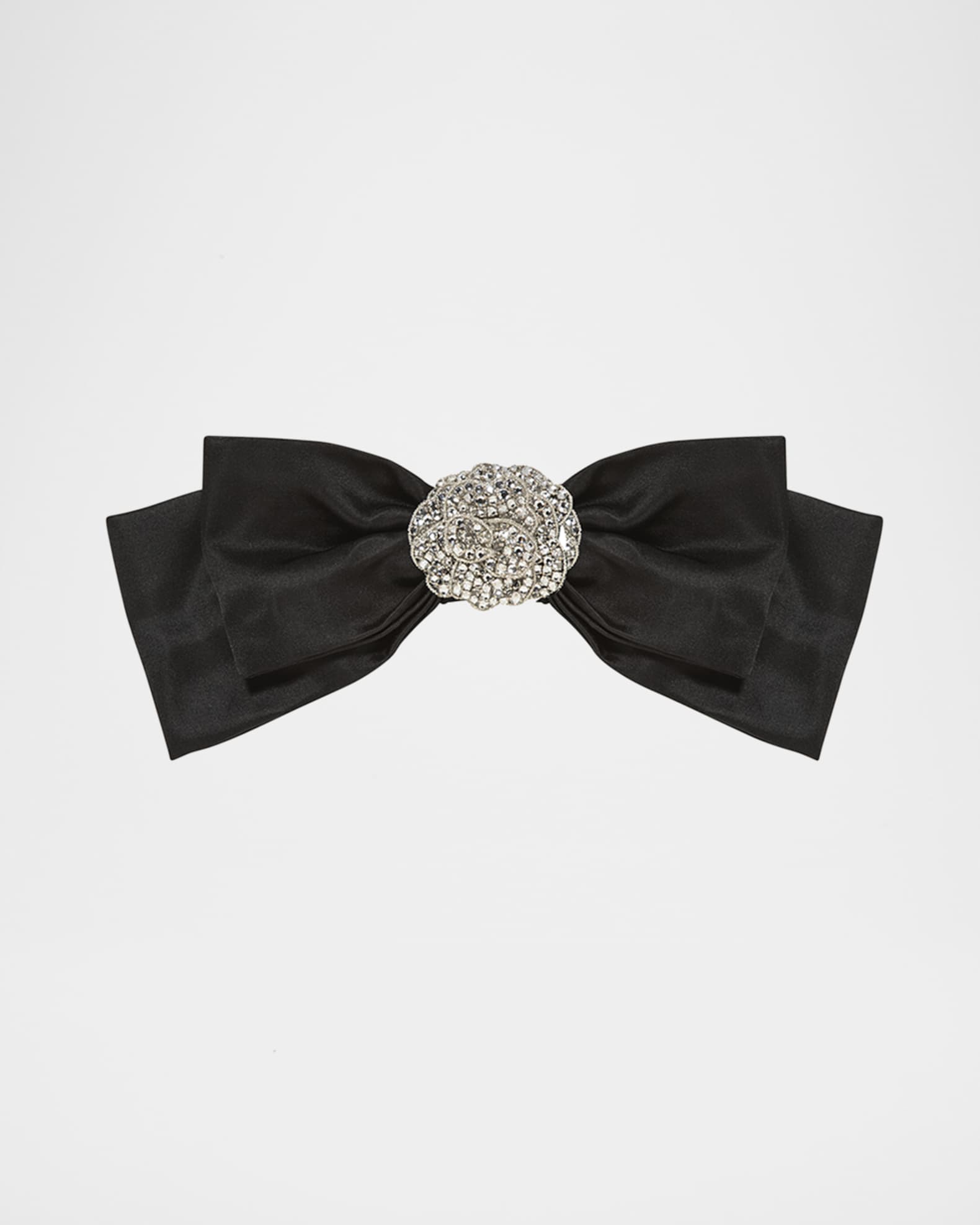 Gillian Bow Embellished Barrette  0