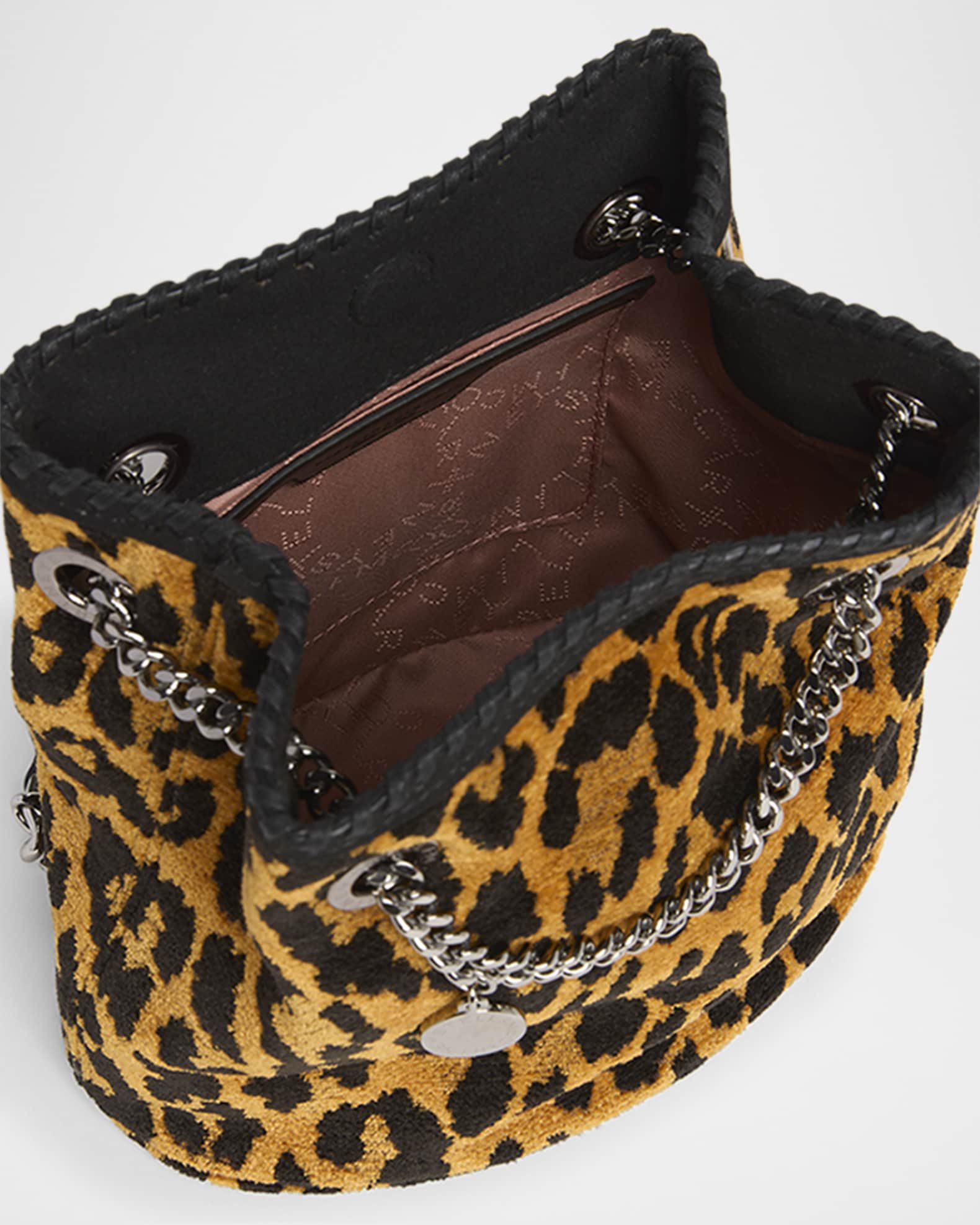 Leopard bucket bag clearance