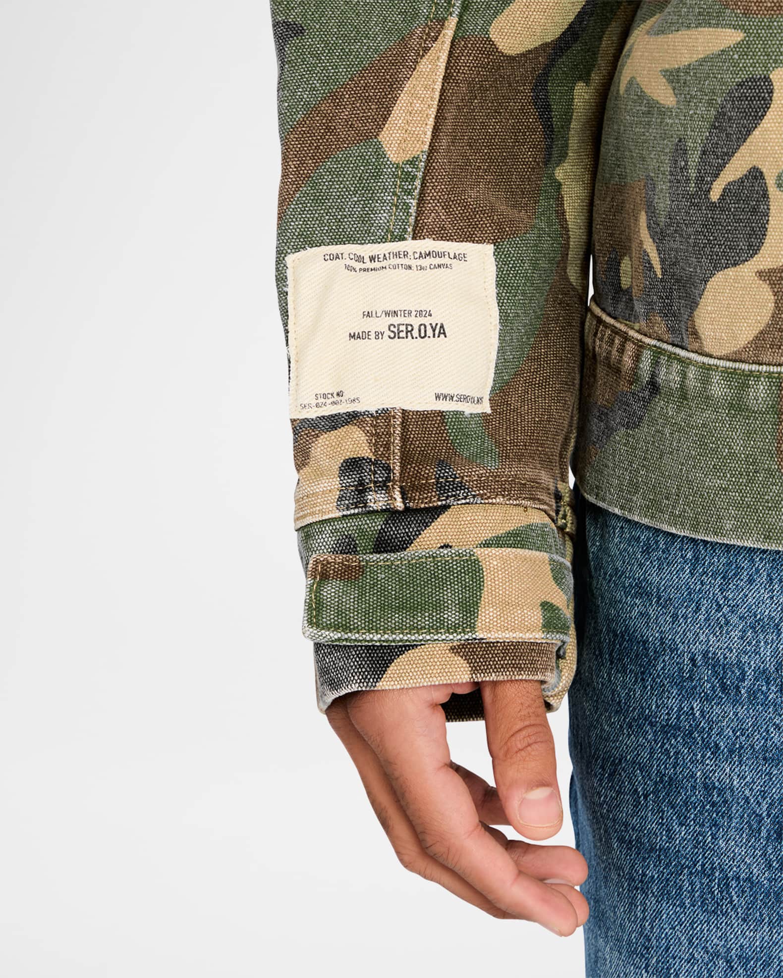 Men s Emil Camo Canvas Jacket