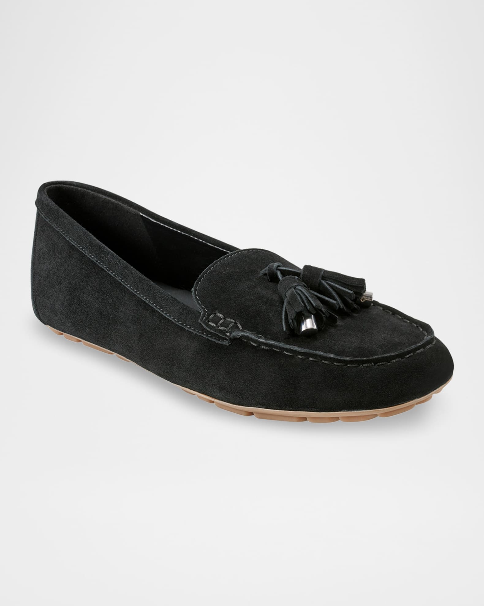 Layney Suede Moccasin Tassel Loafers 1