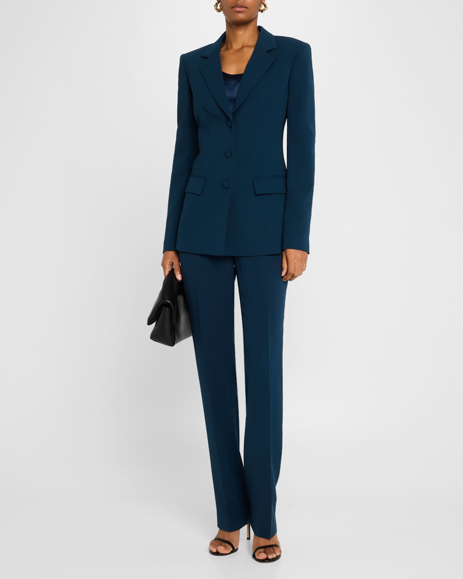 Single-Breasted Tailored Blazer 1