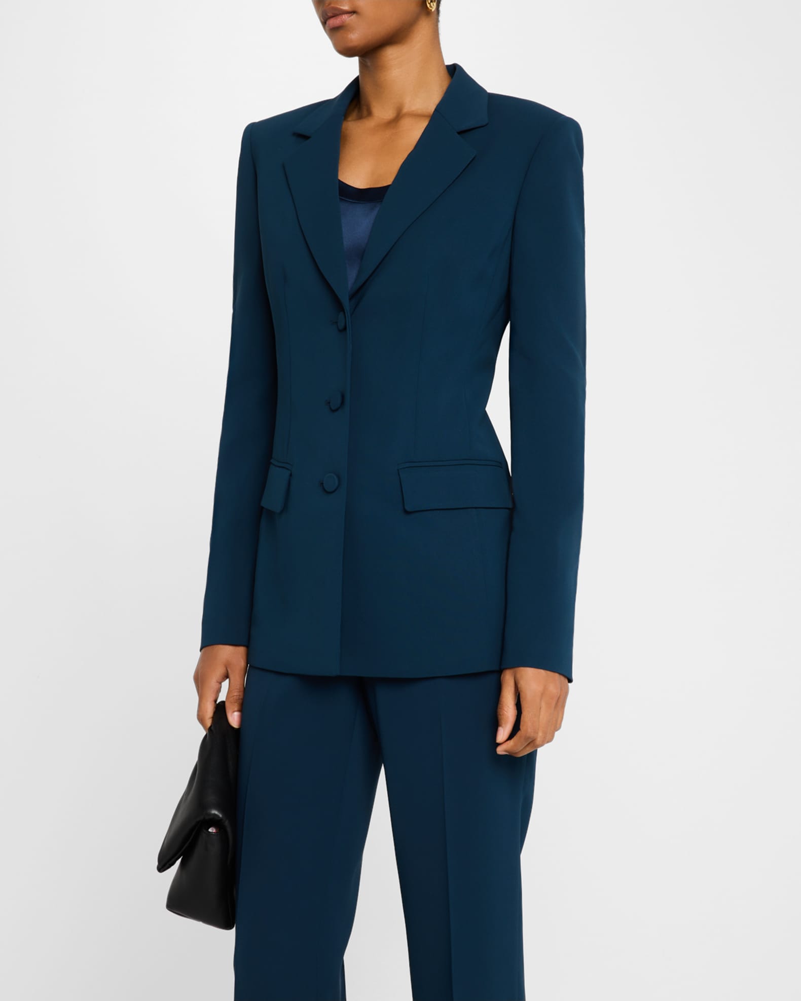 Single-Breasted Tailored Blazer