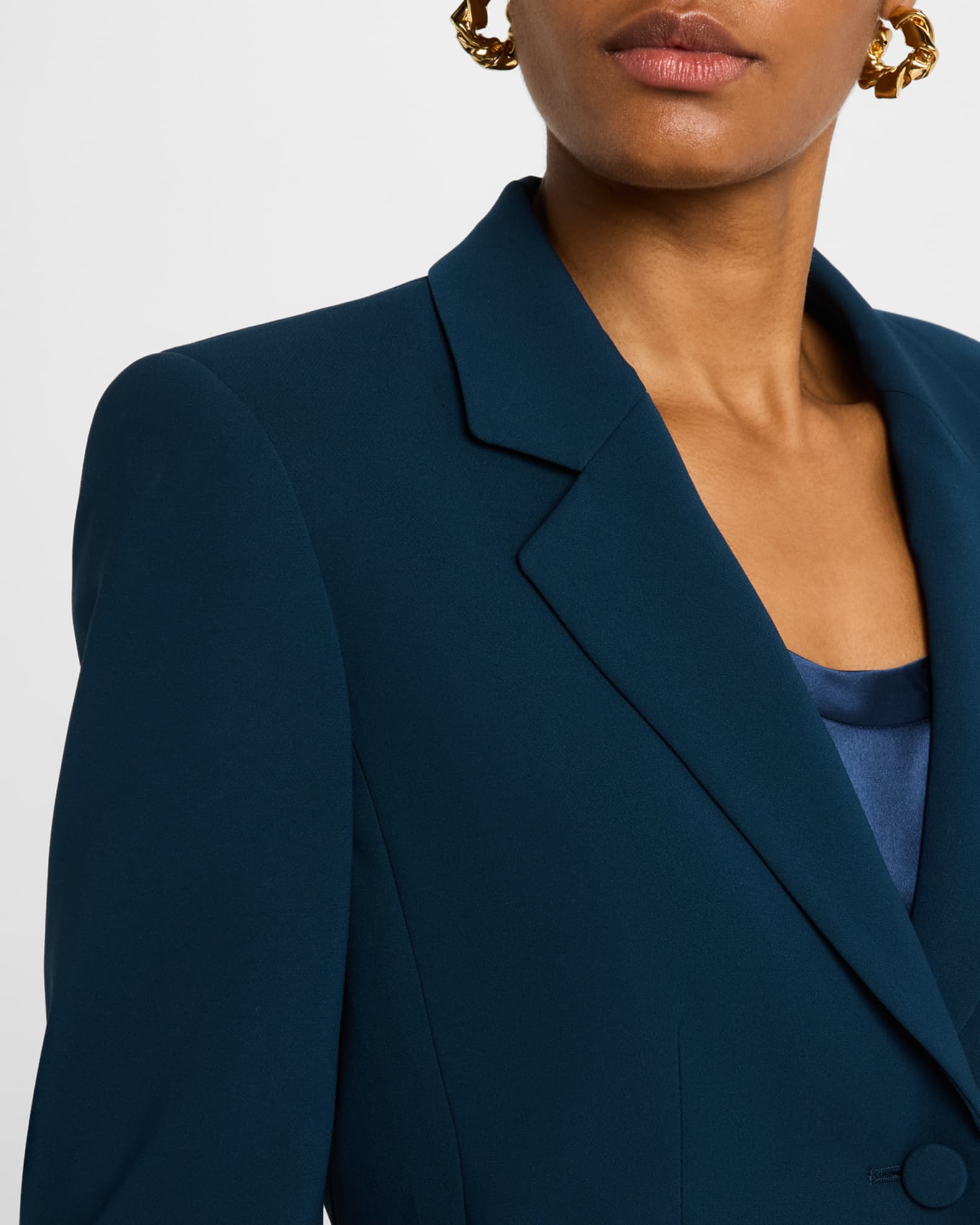 Single-Breasted Tailored Blazer