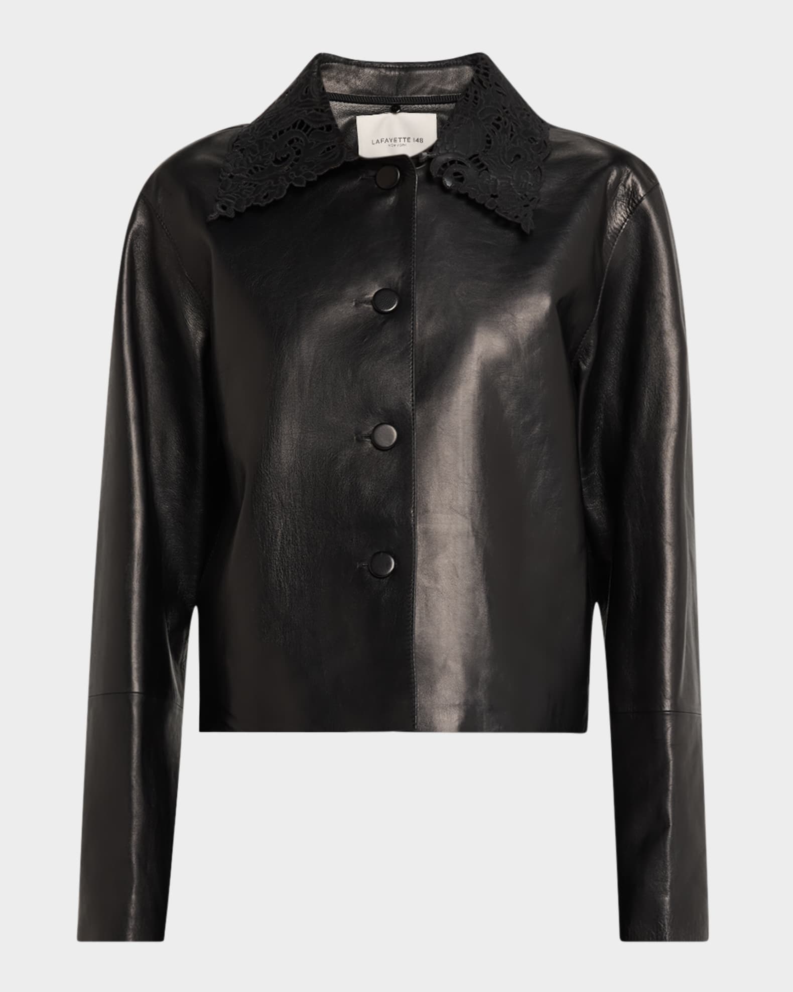Lafayette 148 new york leather jacket best sale