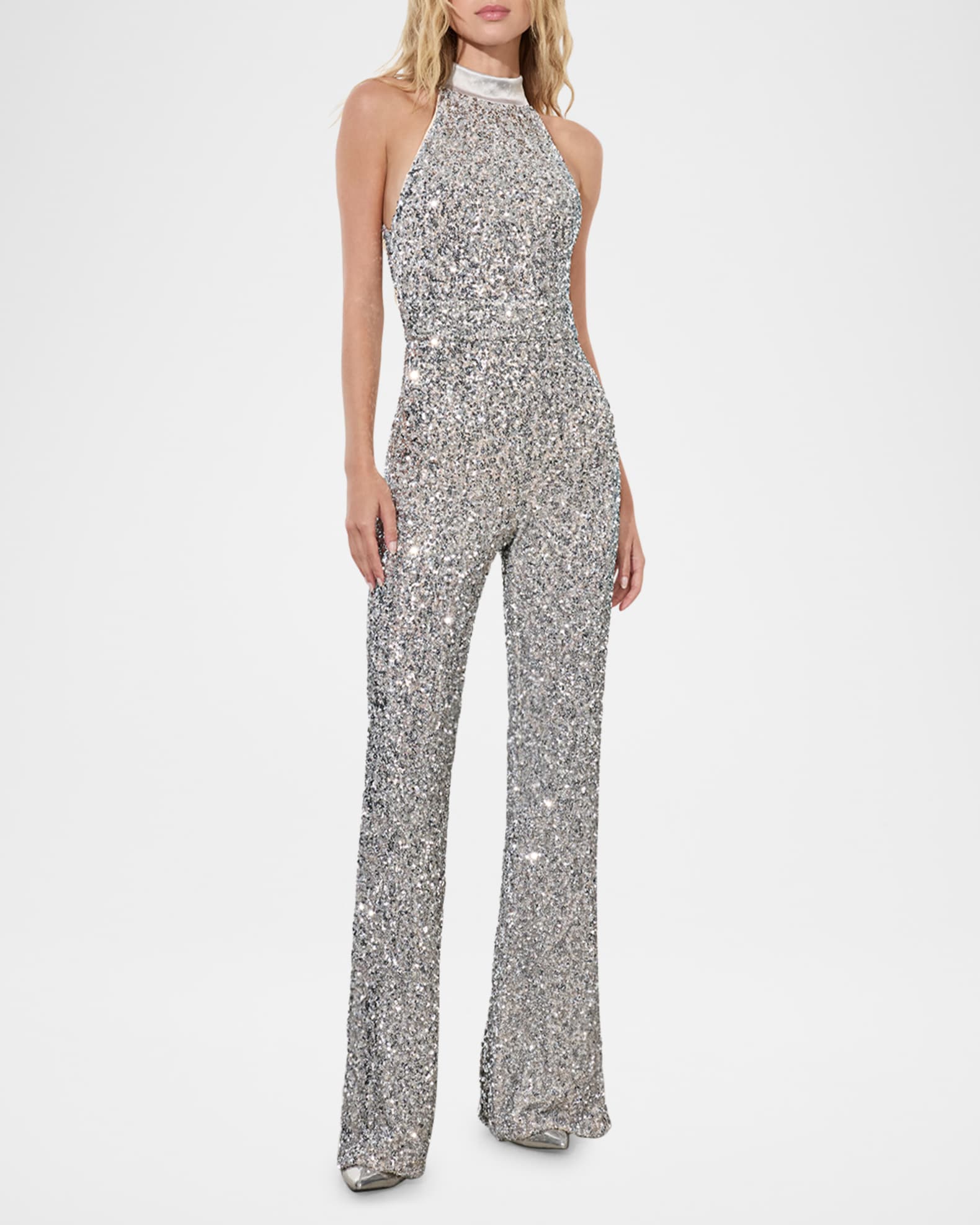 Cataline Sequined Wide-Leg Jumpsuit 1