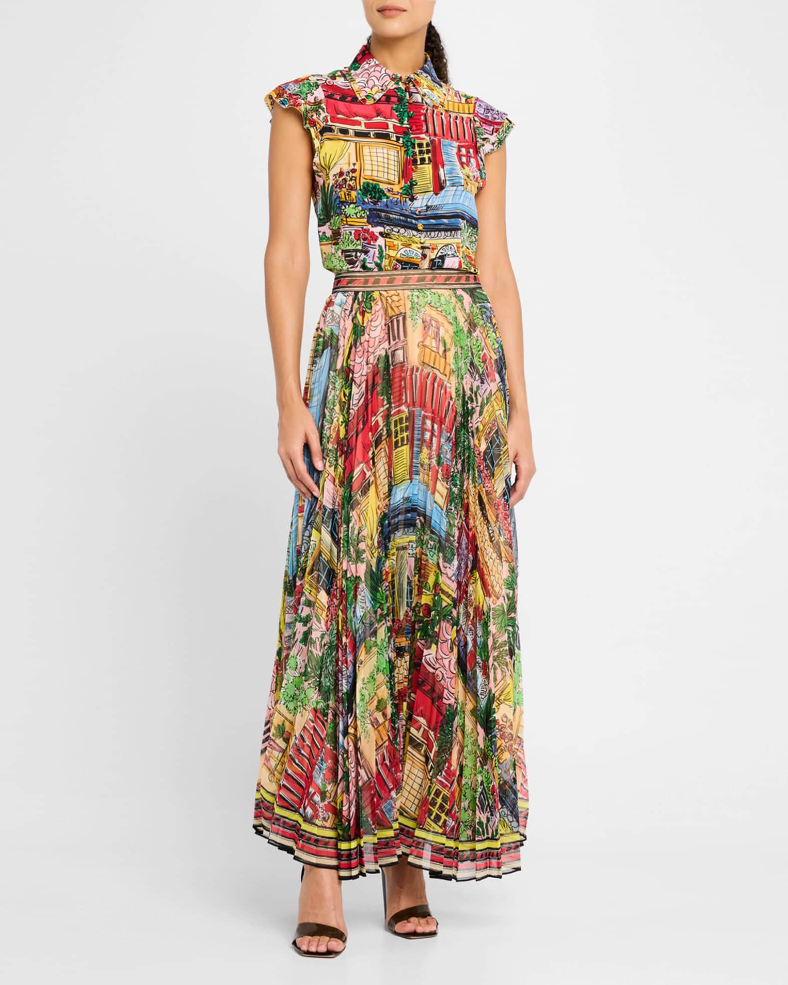 Vacation Dreams Martel Flutter-Sleeve Blouse 1