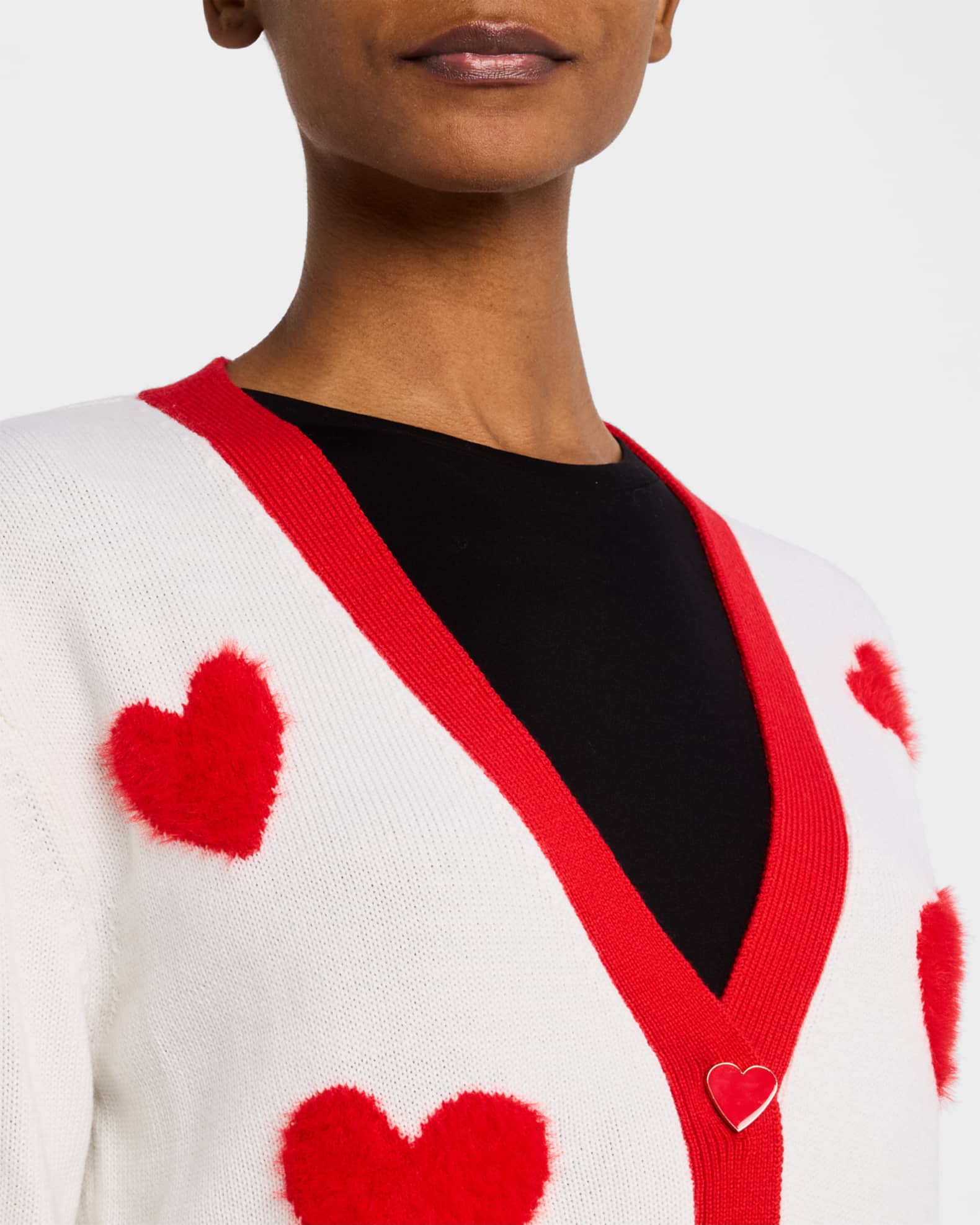 Alice and olivia heart sweater store