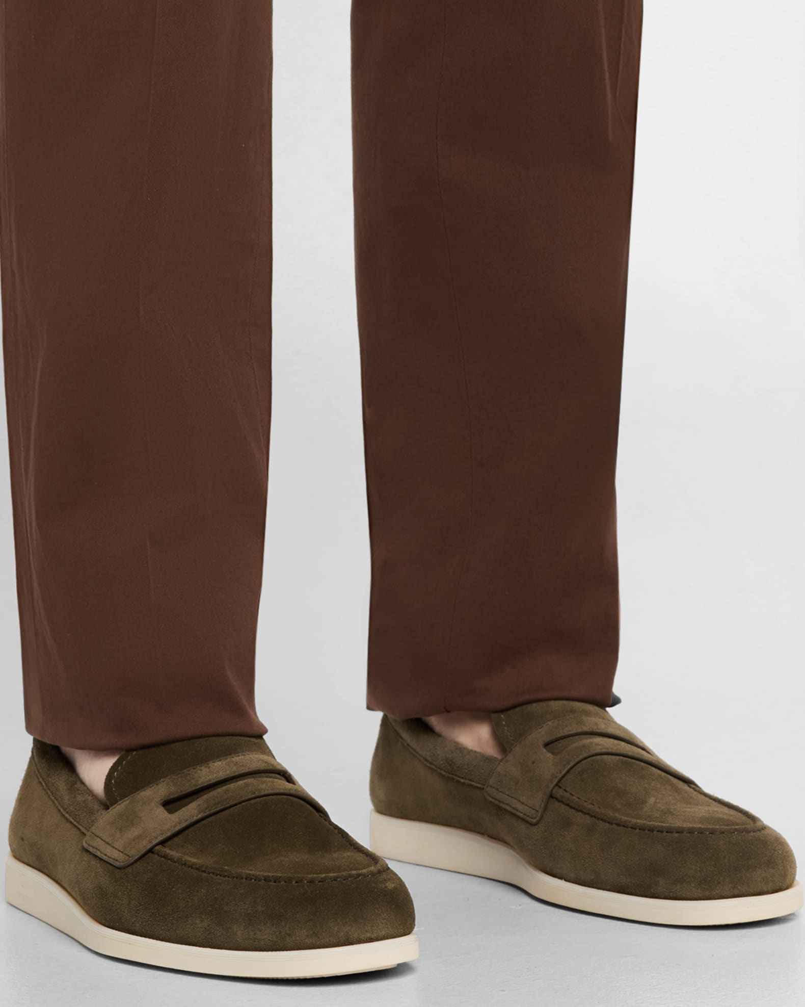 Men's Portsmouth Suede Penny Loafers 1