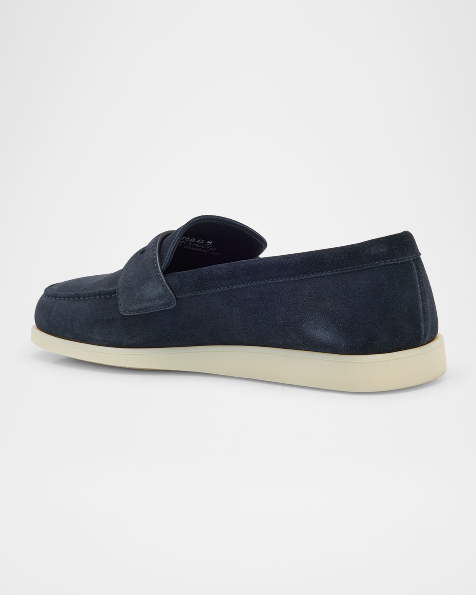 Men's Portsmouth Suede Penny Loafers - Thumbnail 2