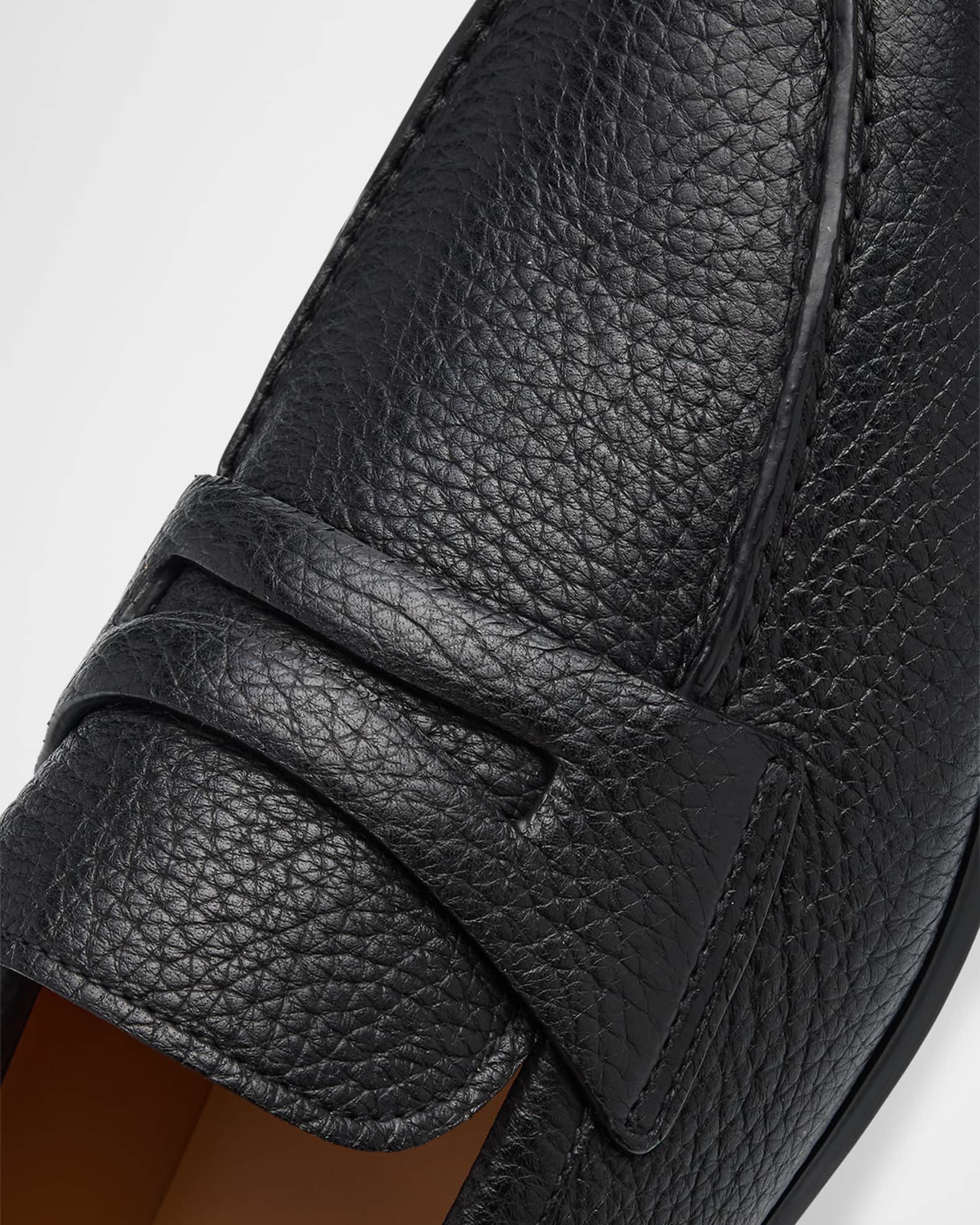 『church's』Brown Leather Moccasins Church's Men's Milton Deerskin Penny Loafers | Neiman Marcus