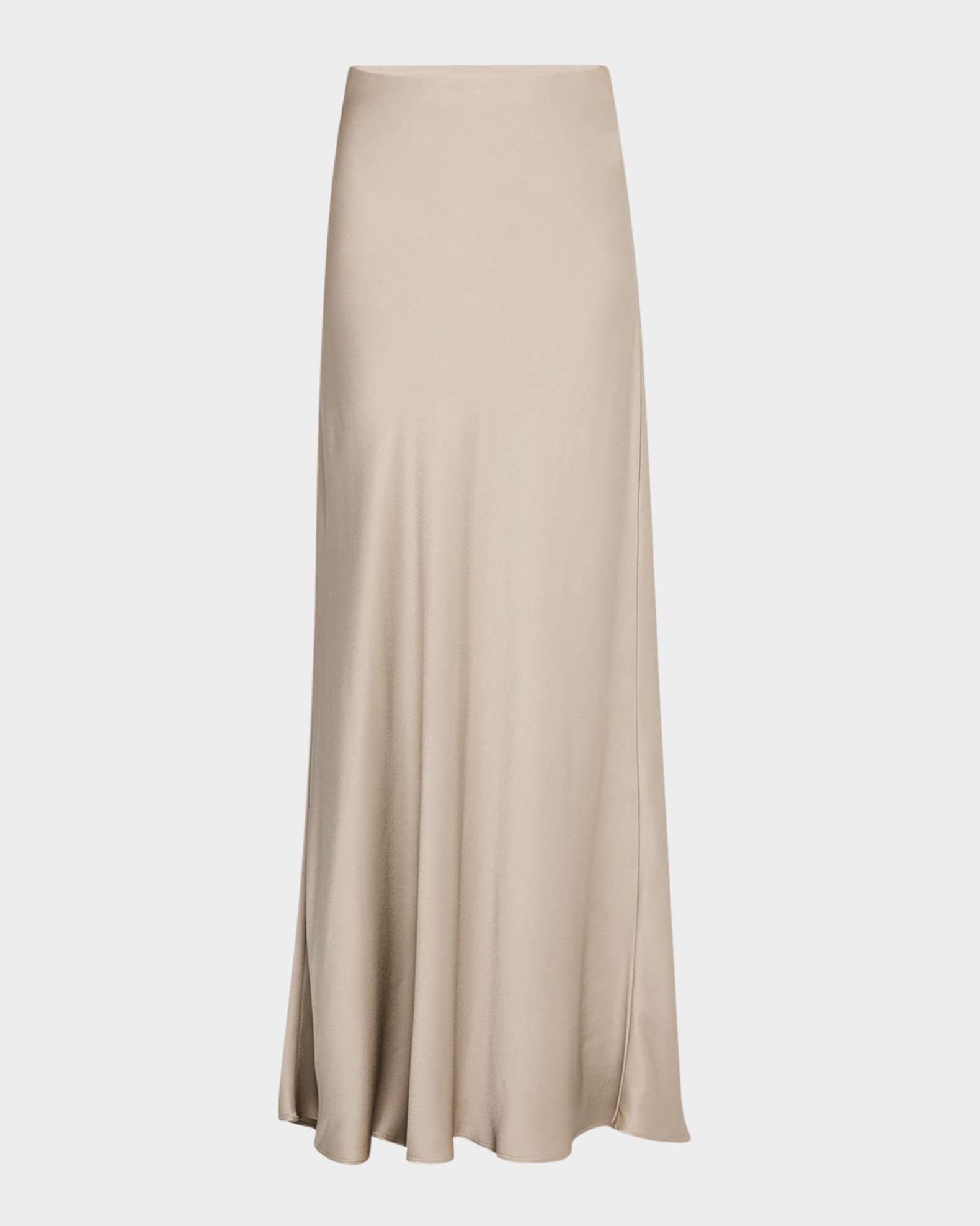 Satin Cady Maxi Mermaid Skirt 0