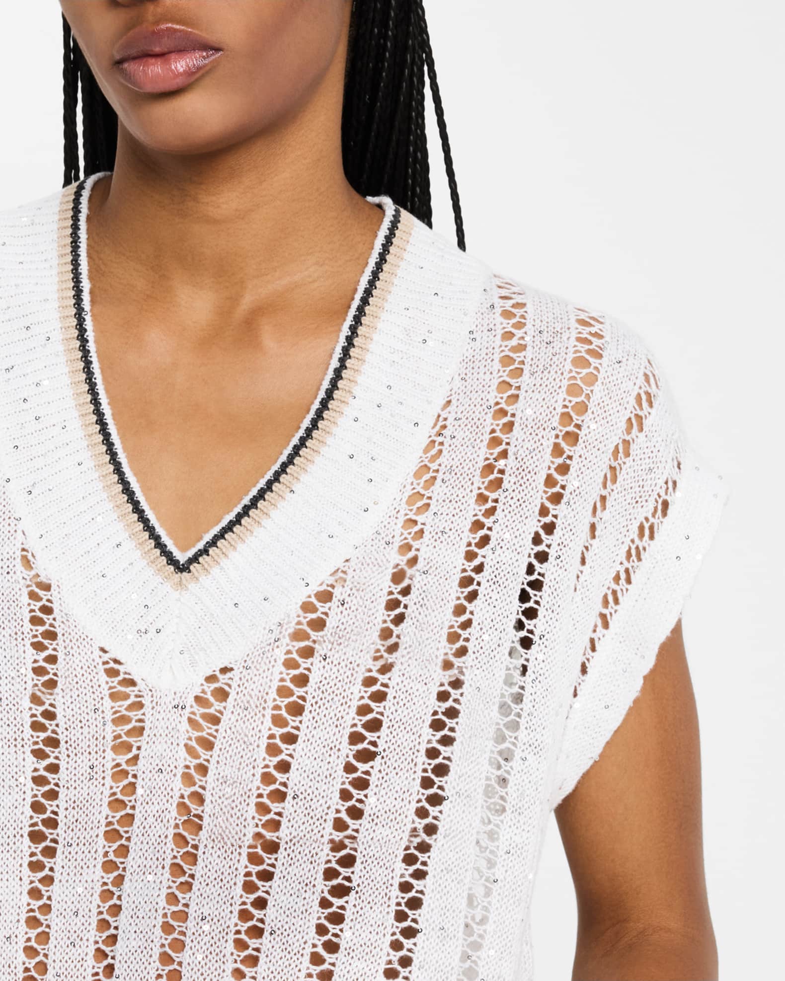 トップス BRANDINID le collezioni Skipperneck Knit トップス BRANDINID le collezioni Skipperneck Knit Knitted Sweater