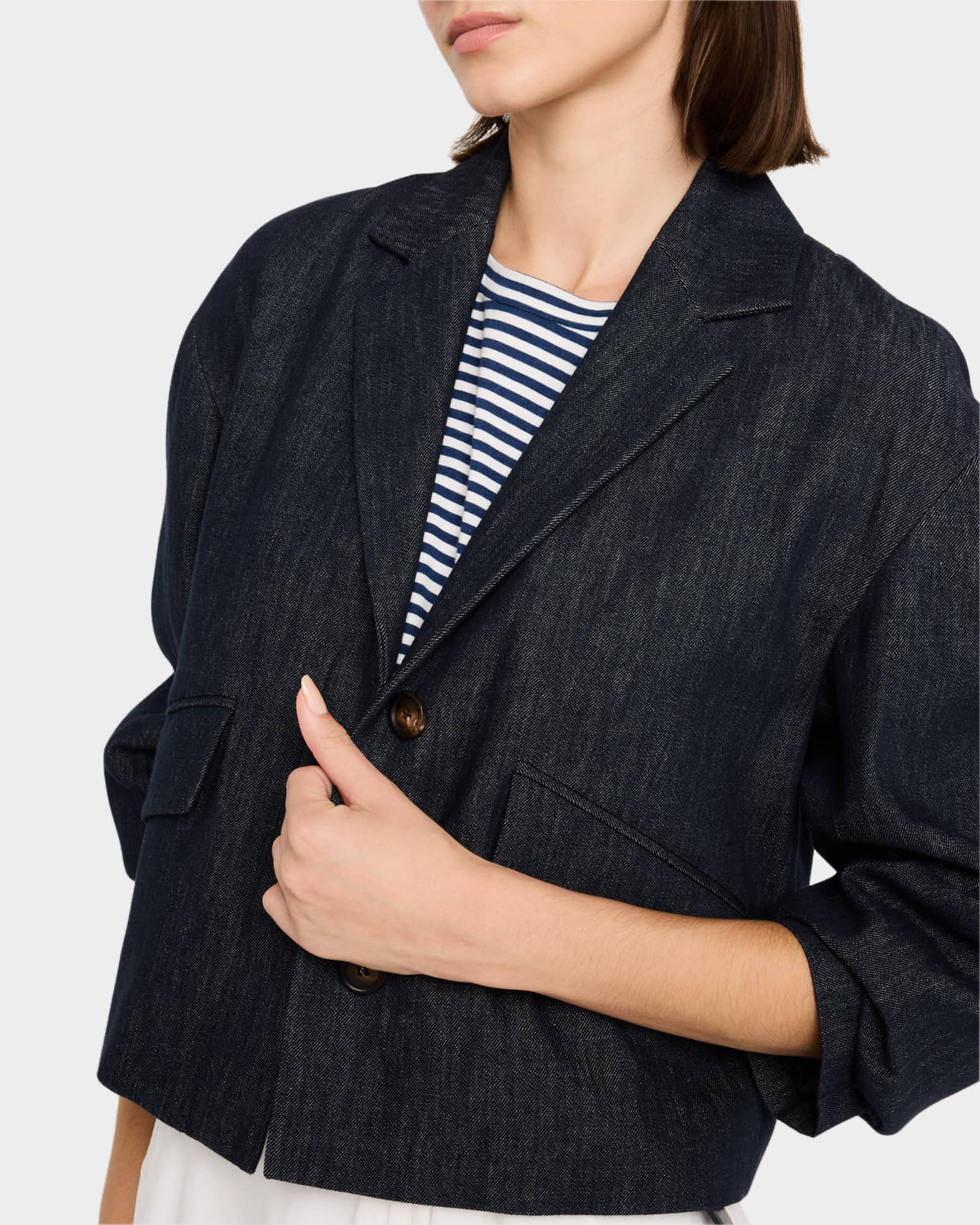 Brunello Cucinelli - Light Blue Linen Sportcoat | Mitchell
