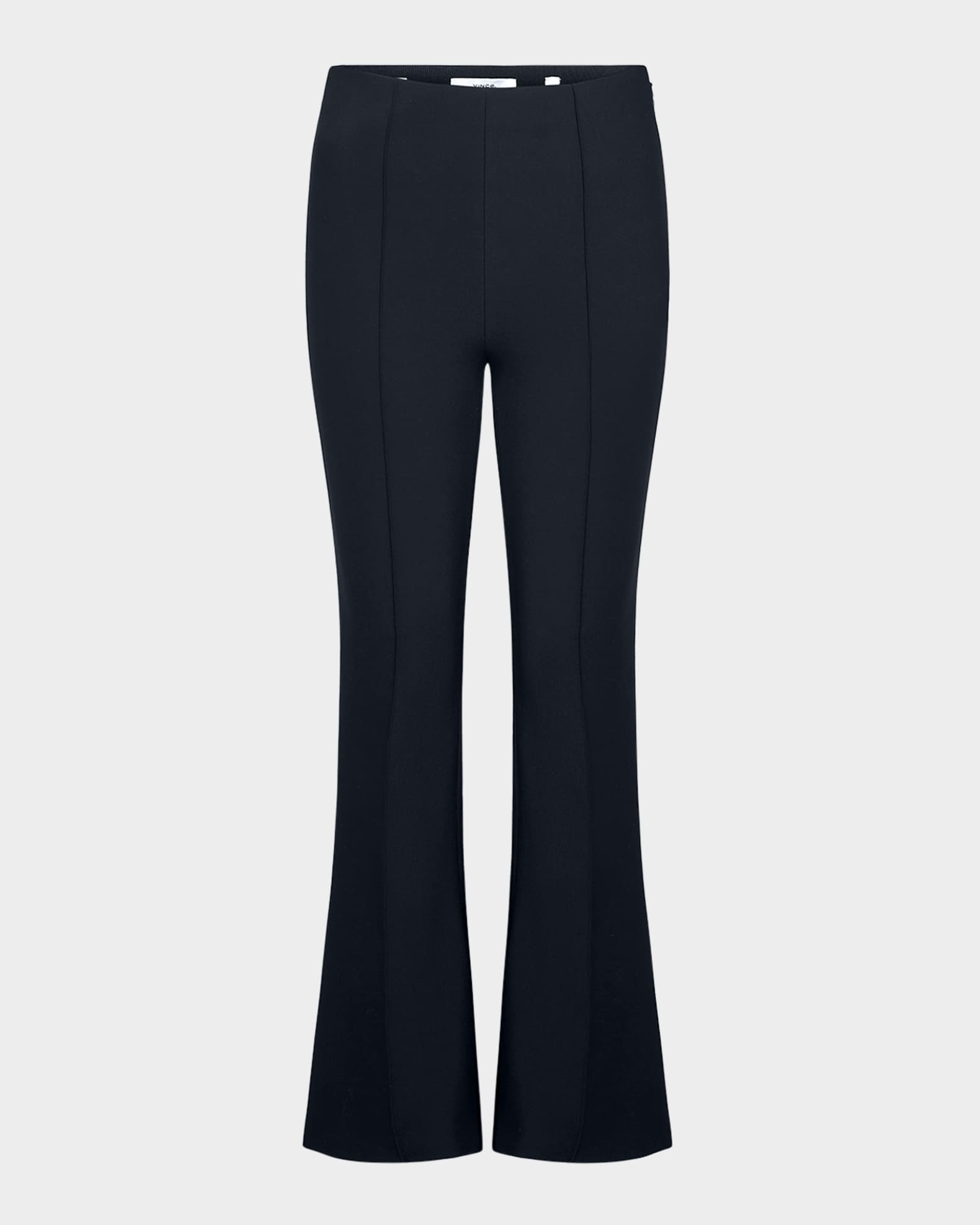 Cropped Flare-Leg Pintuck Pants | Neiman Marcus