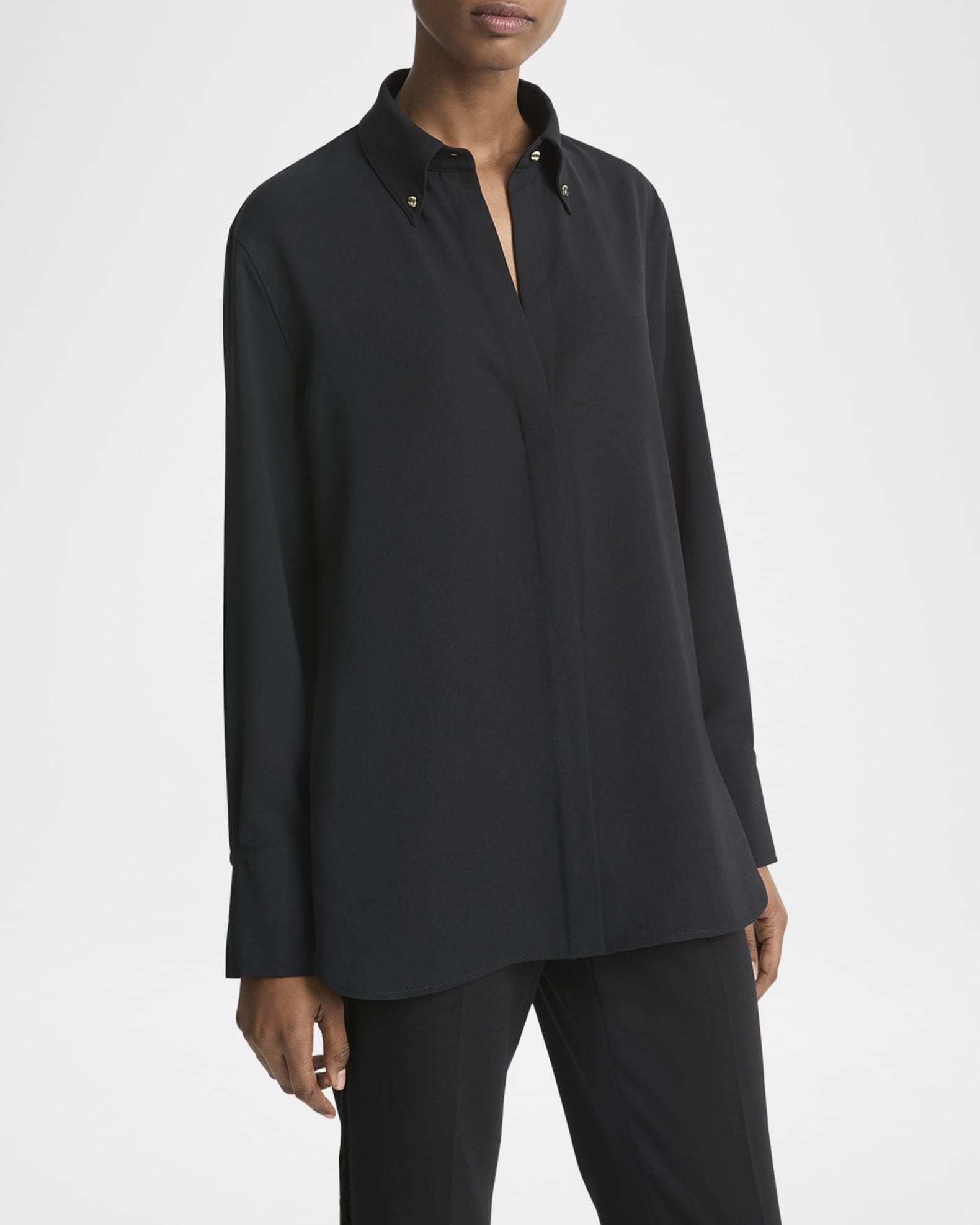 Jewel-Embellished Button-Down Shirt