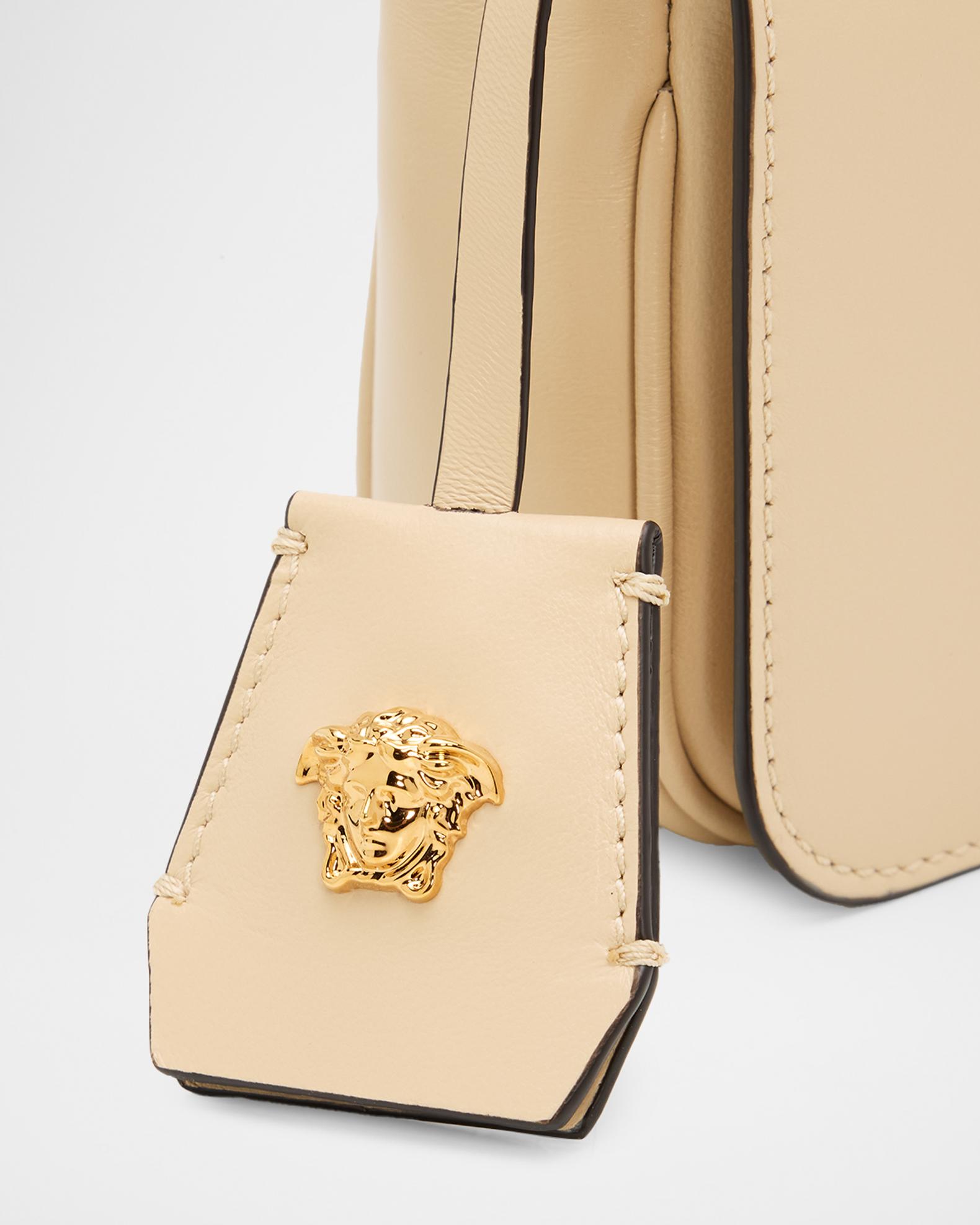 Versace Versace Tag Mini Flap Leather Shoulder Bag | Neiman Marcus