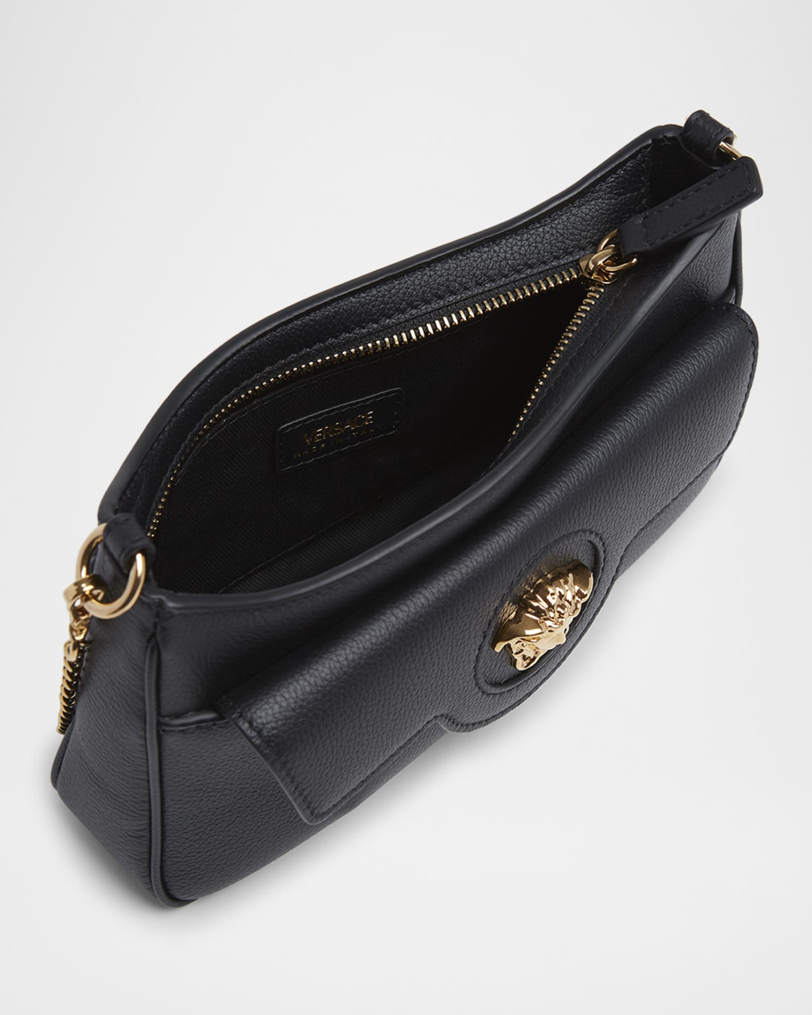 Versace La Medusa Mini Leather Crossbody Bag Neiman Marcus