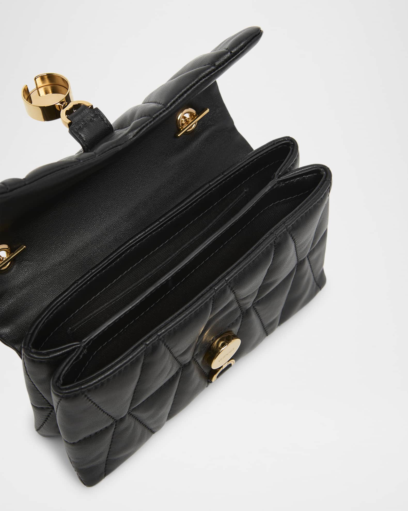 ショルダーバッグ VERSACE black shoulder bag Protea Shoulder Bag Black,Gold | VERSACE US