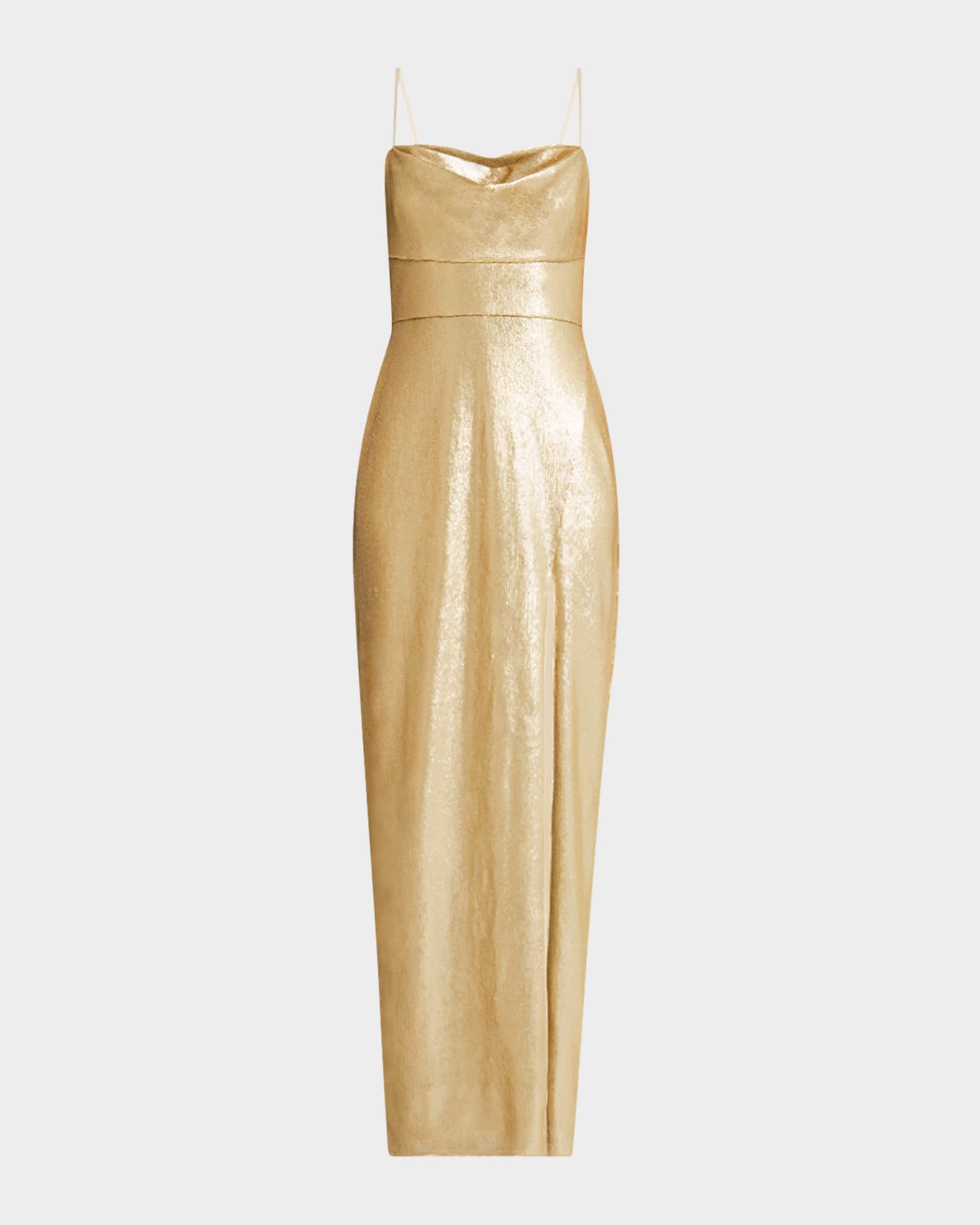 Ciara Metallic Tie Front Dress Ciara Metallic Tie Front Dress