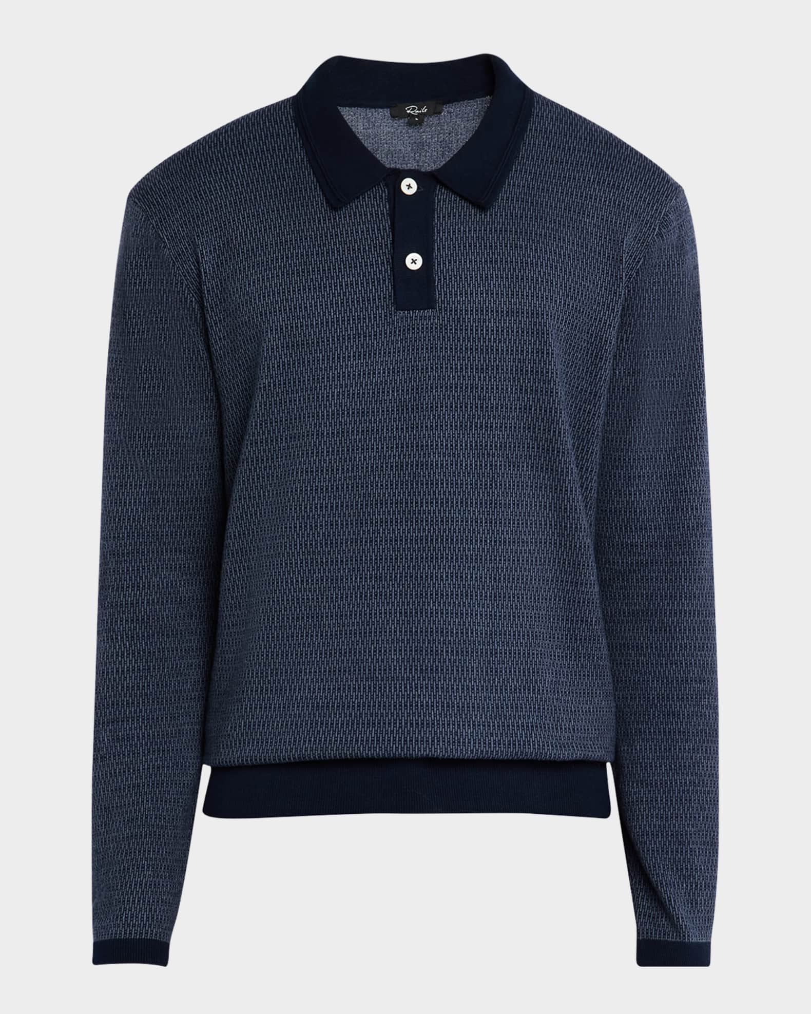 Men's Greenwich Jacquard Polo Sweater 0