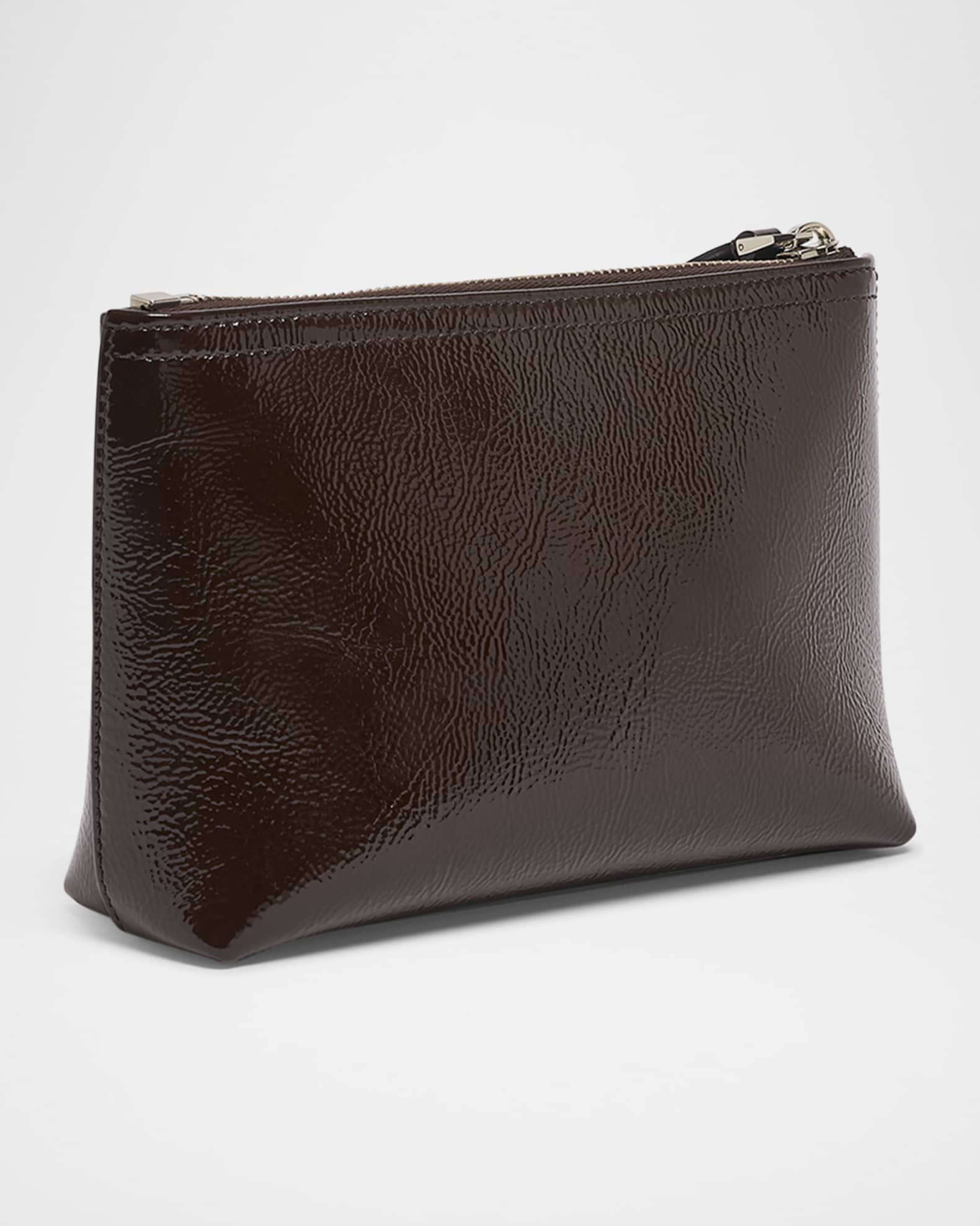 Givenchy Voyou Small Pouch Bag in Shiny Crinkled Leather Neiman Marcus