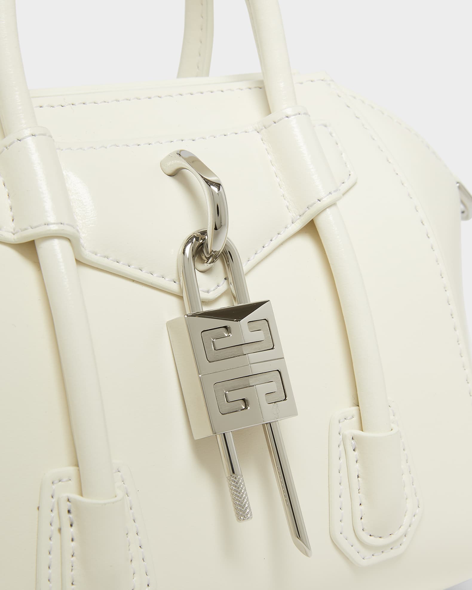 Givenchy Antigona Lock Toy Top-Handle Bag in Leather