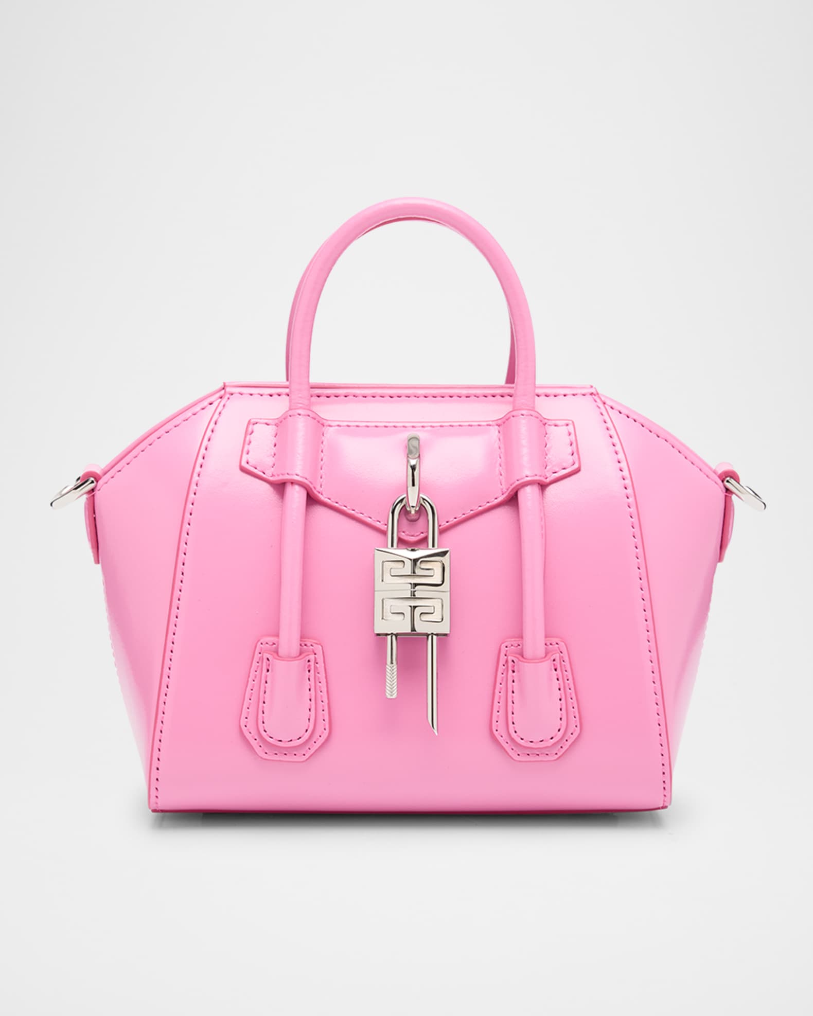 Antigona Lock Toy Top-Handle Bag in Leather  0