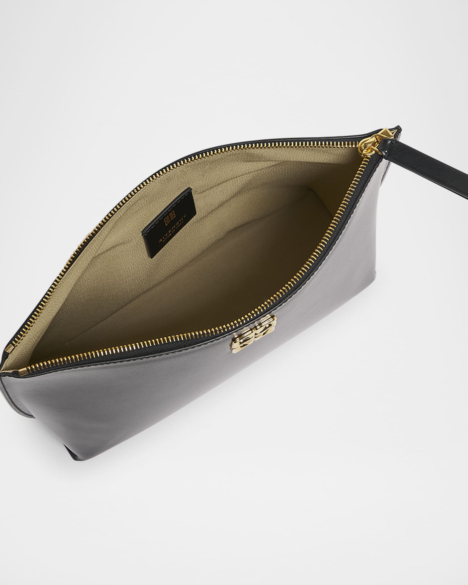 Givenchy 4G Liquid Cosmetic Pouch in Leather | Neiman Marcus