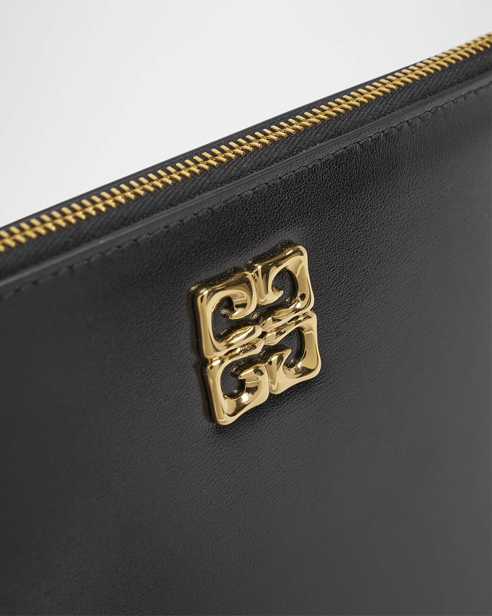 Givenchy 4G Liquid Cosmetic Pouch in Leather | Neiman Marcus