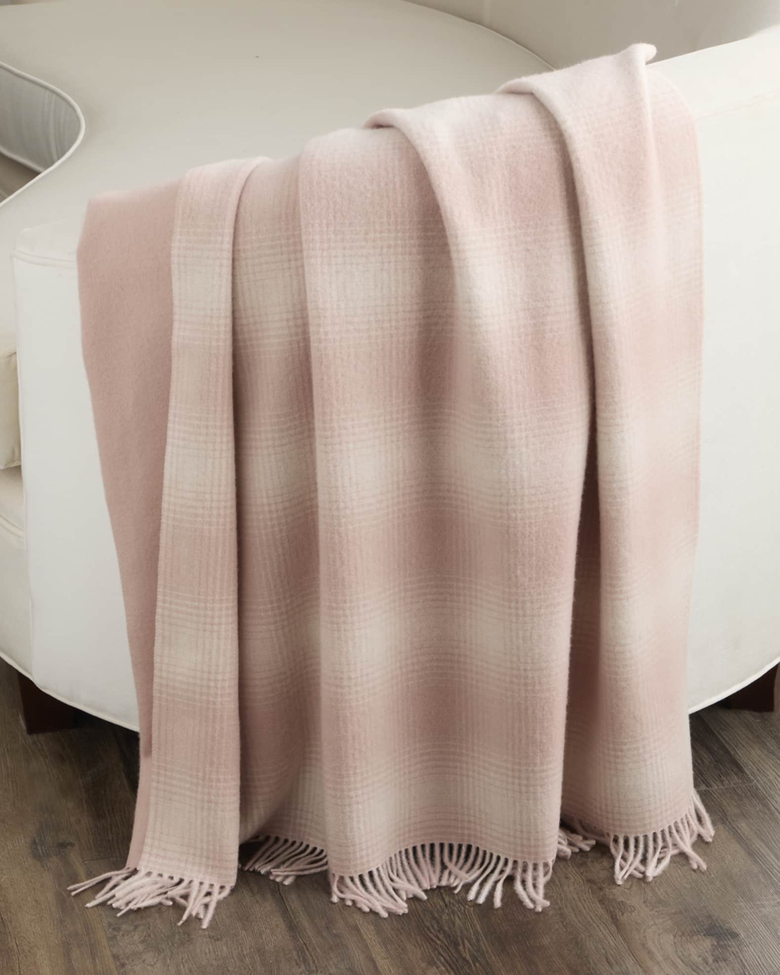 Cashmere Shadow Plaid Throw Blanket, 50" x 70" 1