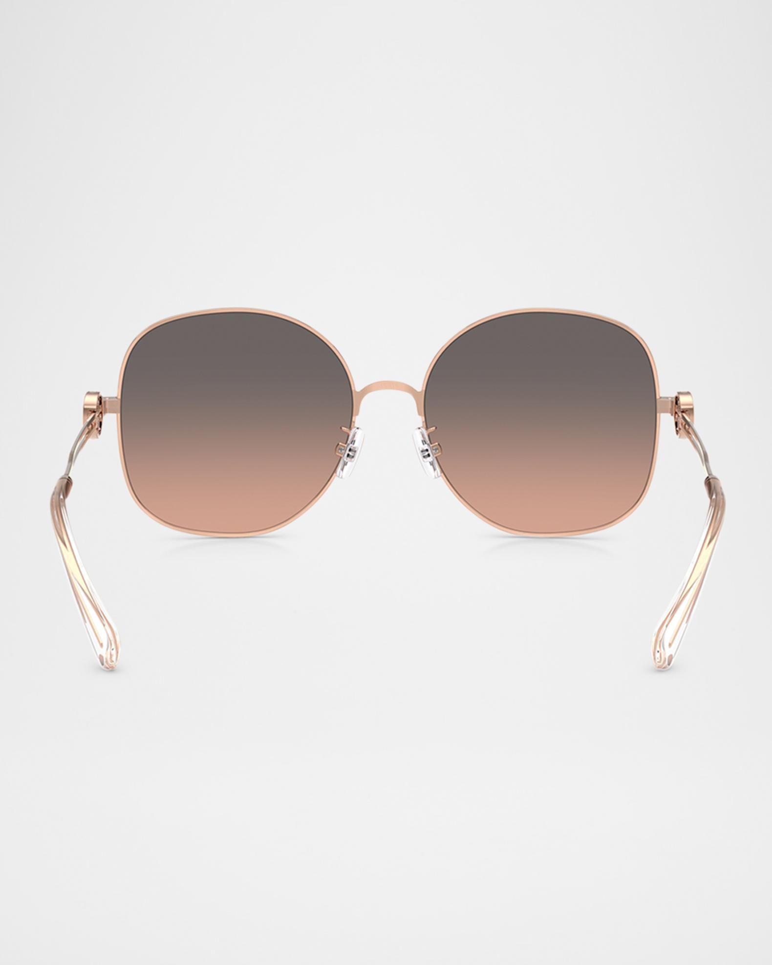 Like new Tore Burch sunglasses with carry bag. No scratches. Tory Burch Kira Square Sunglasses, Dark Tortoise Brown  main image 2