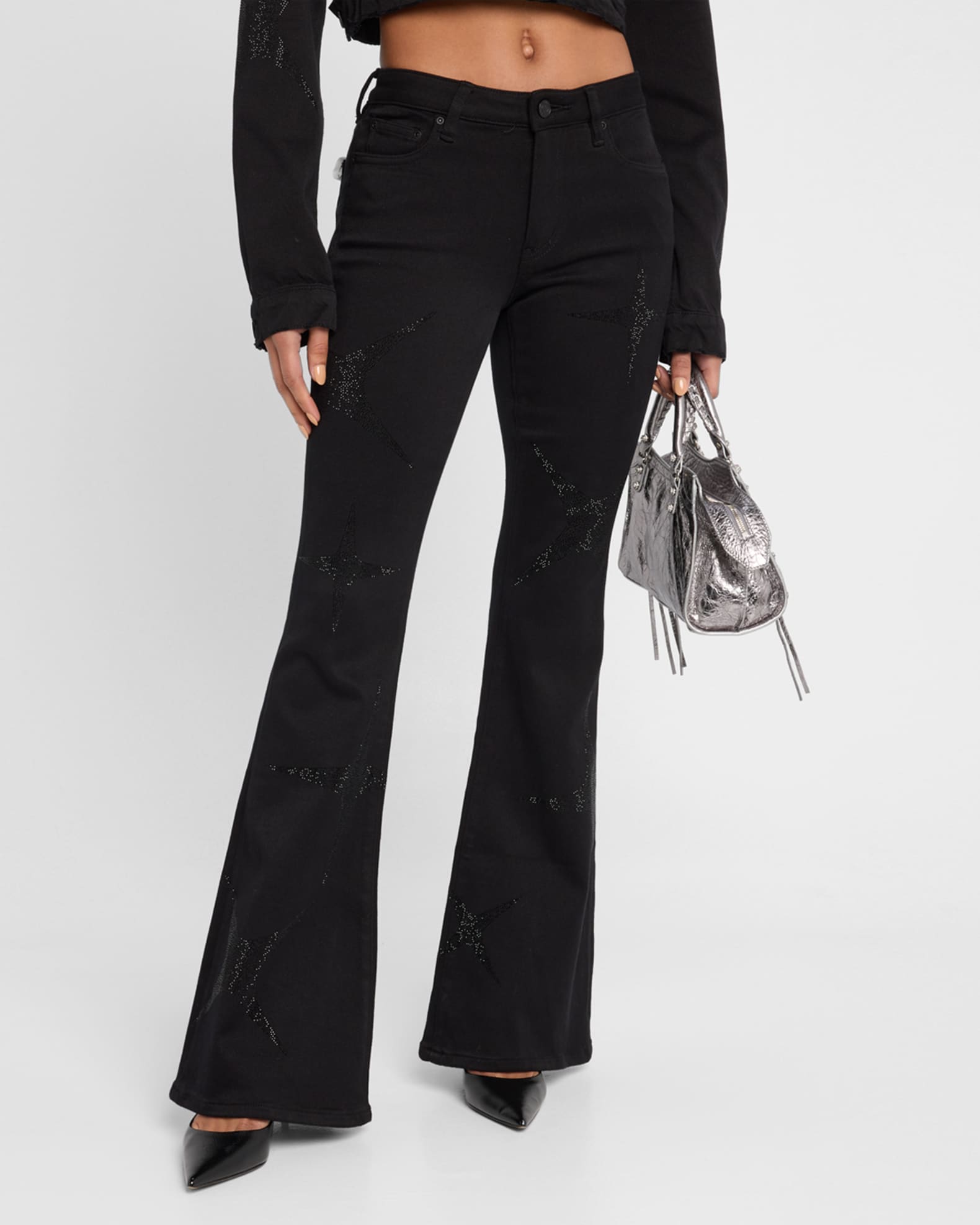 PURPLE Star Flare Jeans | Neiman Marcus