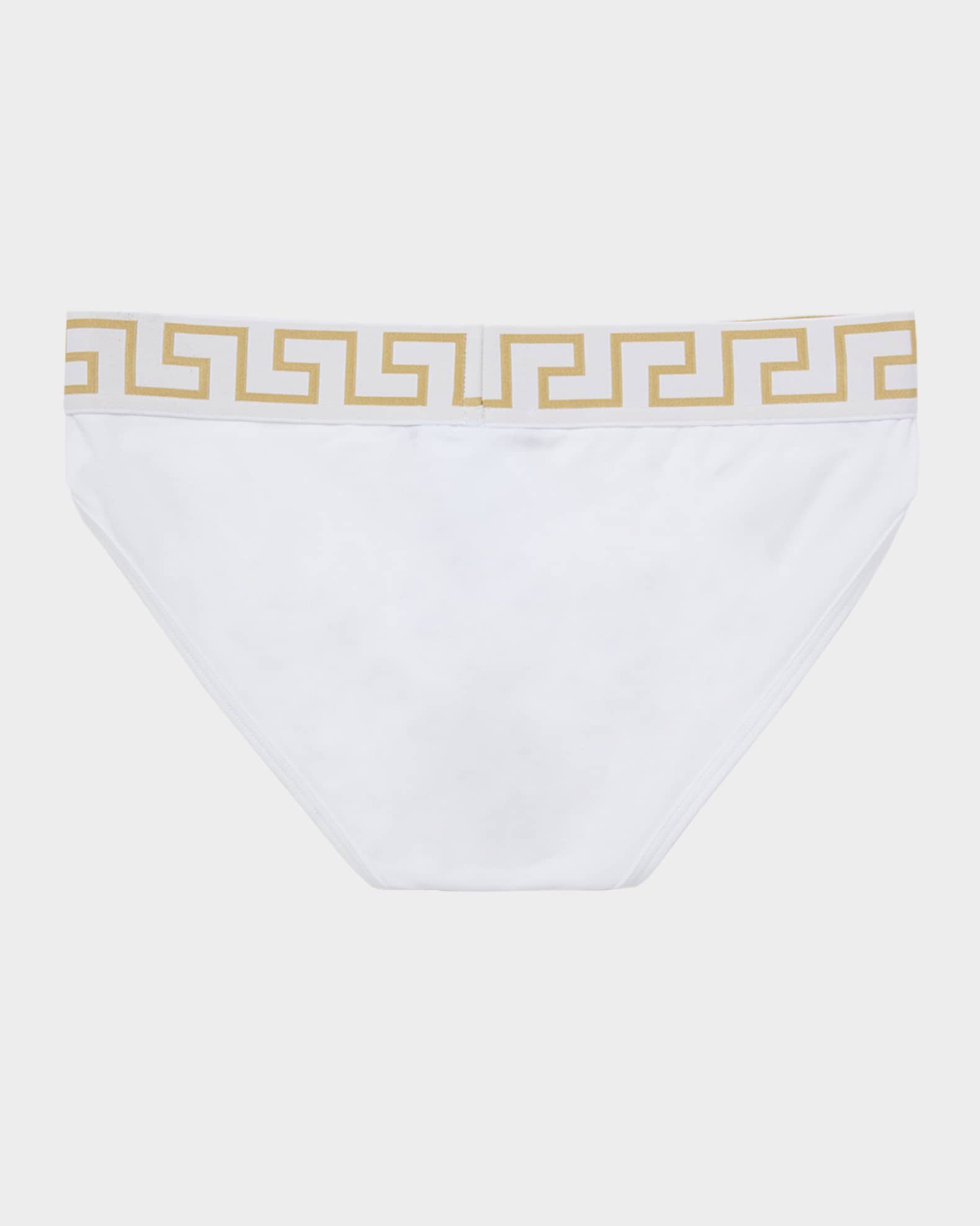 Men's Greek Key Organic Cotton Stretch Briefs 1
