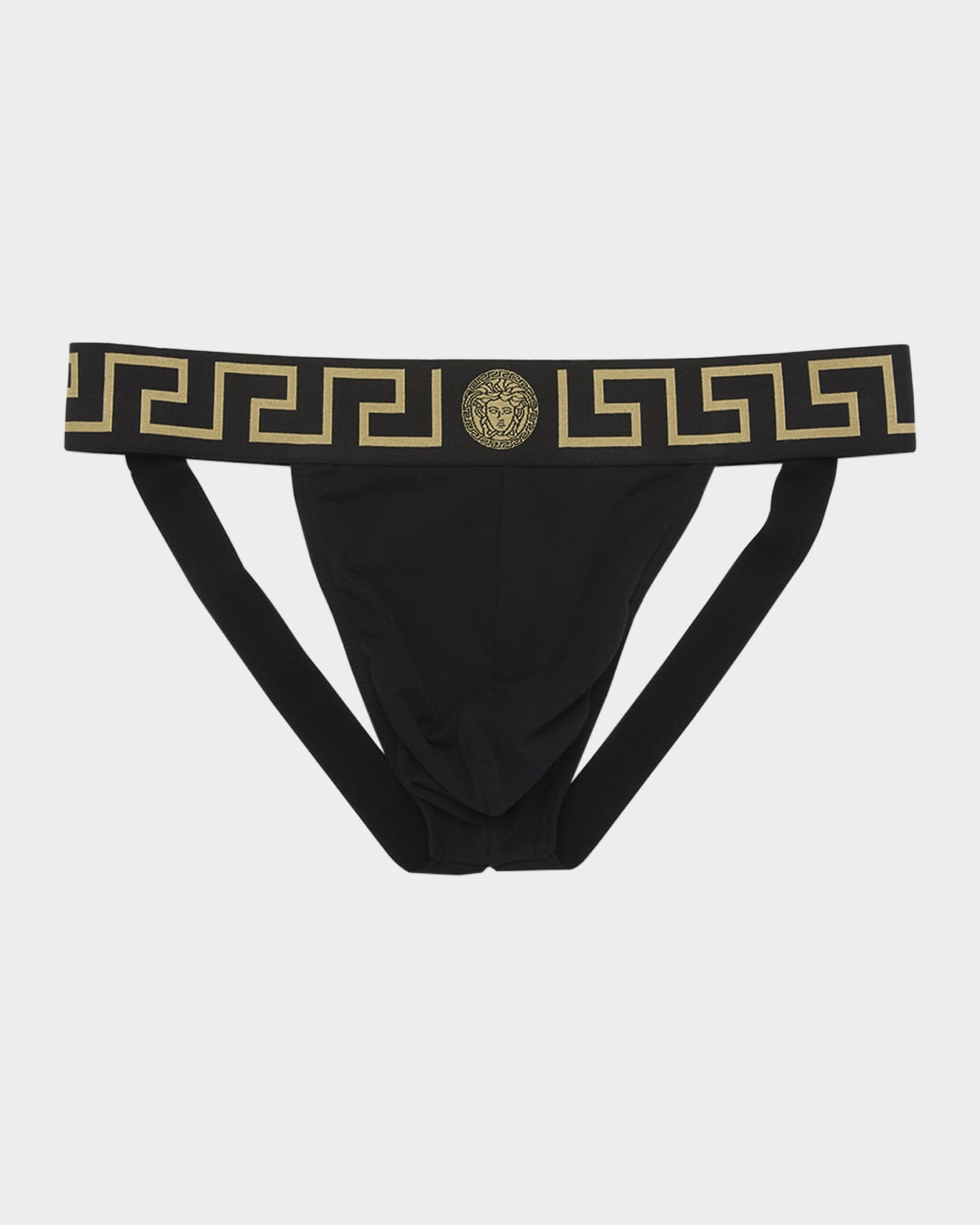 Men's Greek Key Organic Cotton Stretch Jock Strap  0
