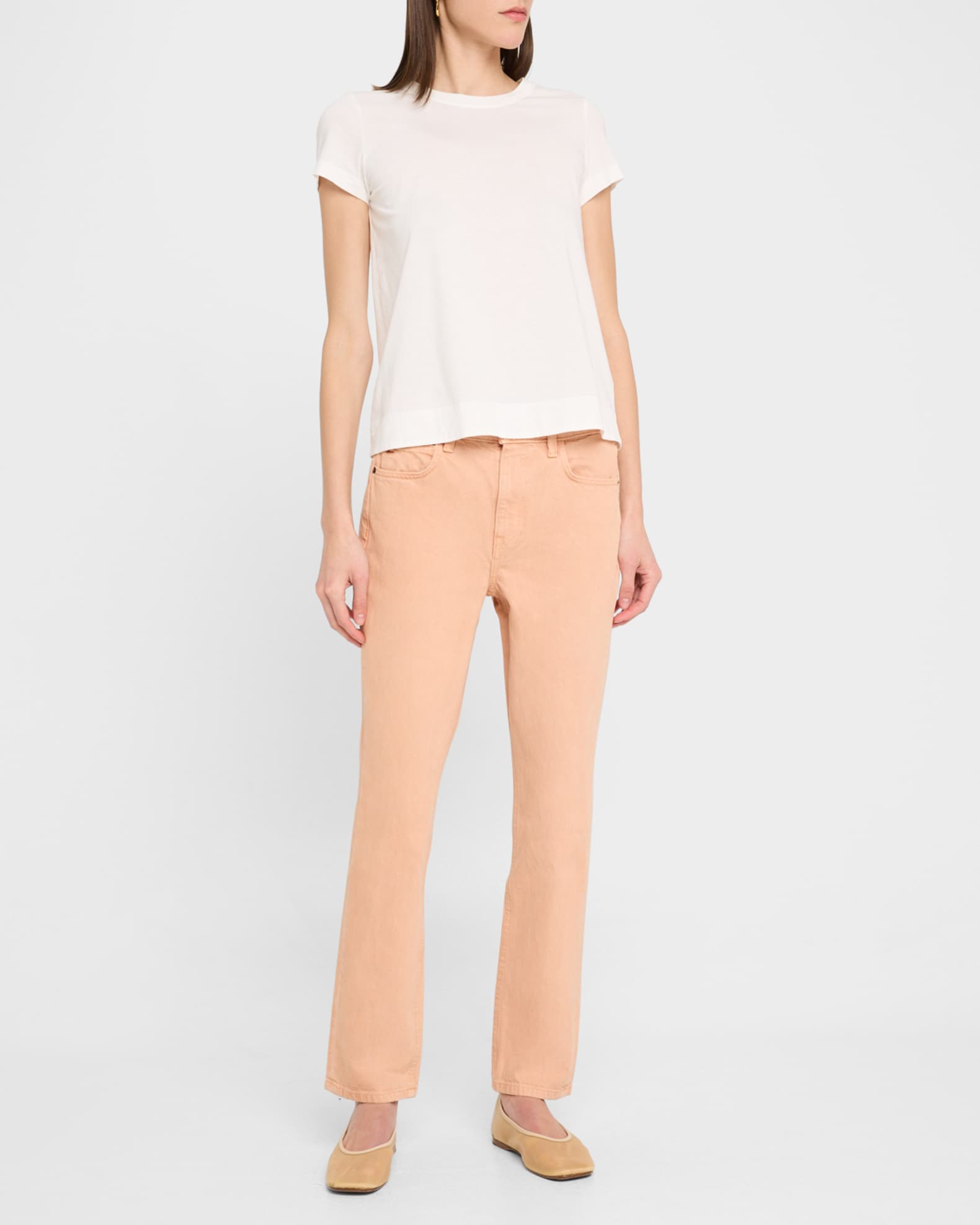 Reeve Cropped High-Rise Denim Jeans 1