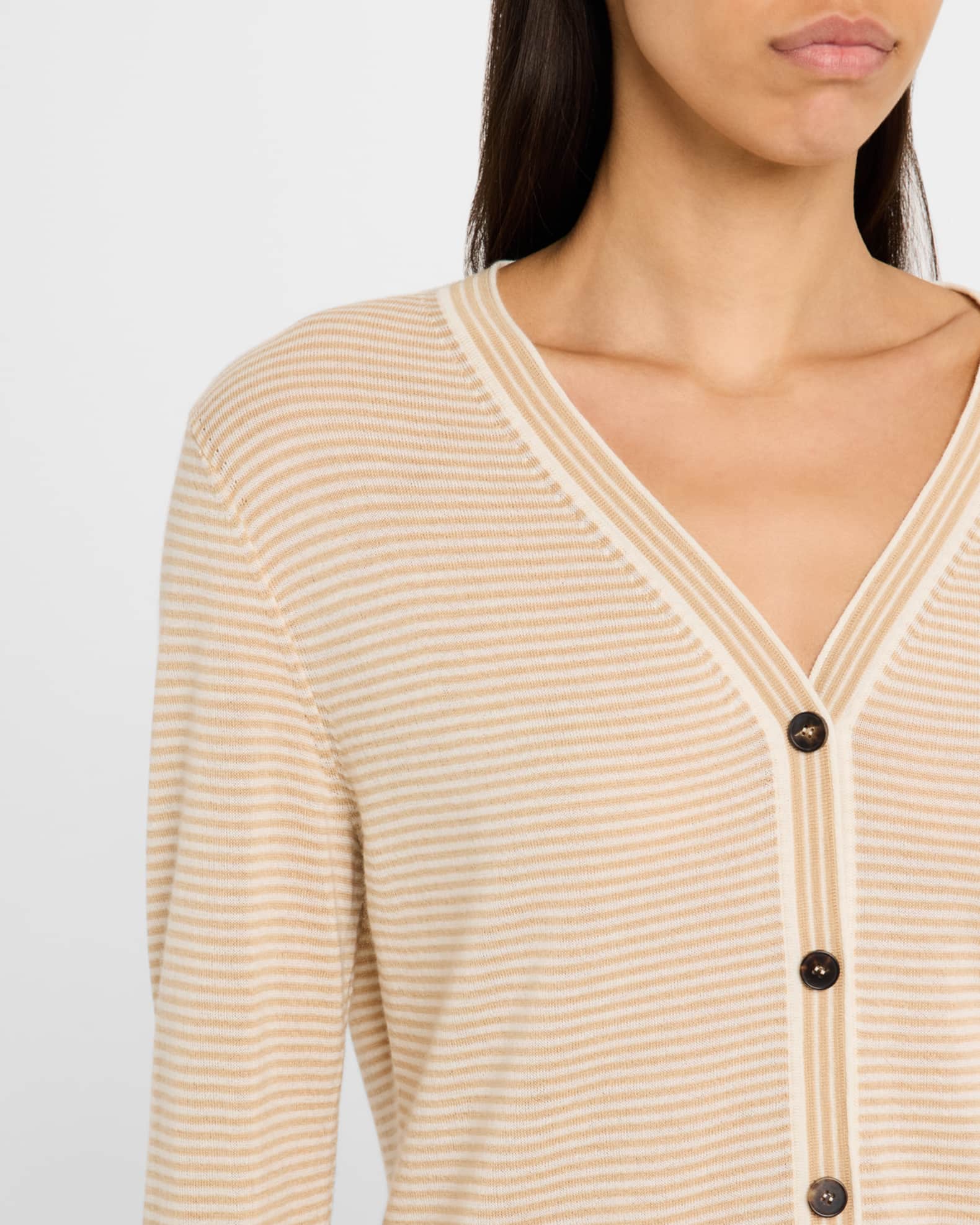 トップス Batoner cashmere crew neck cardigan Batoner cashmere crew neck cardigan