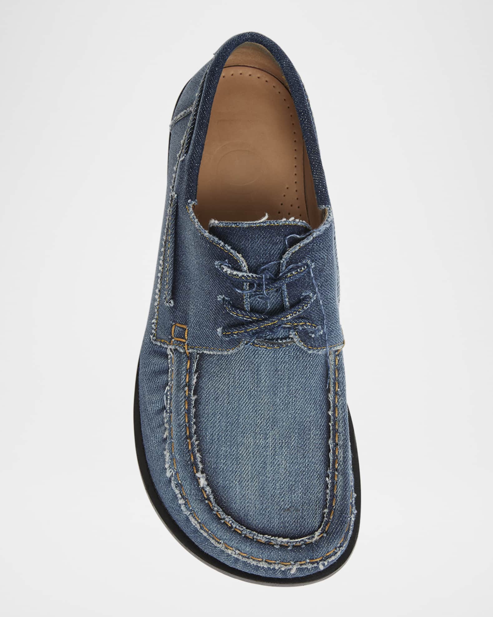 【LOEWE】 Campo denim boat shoes Campo denim boat shoes in blue - Loewe | Mytheresa