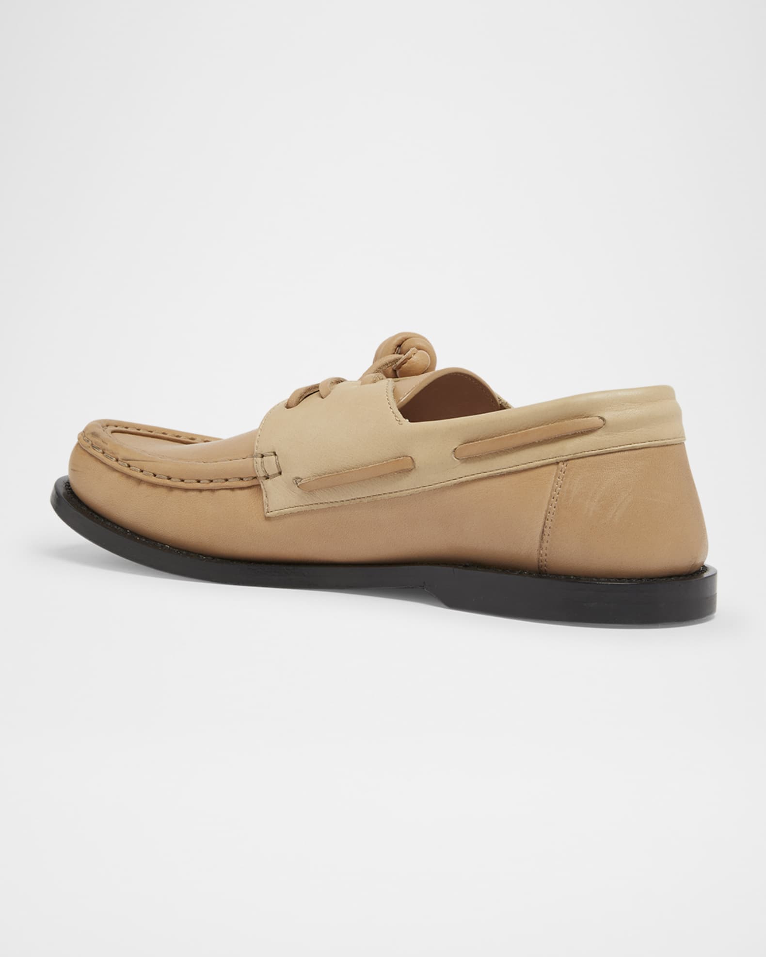 Campo Leather Boat Loafers 1