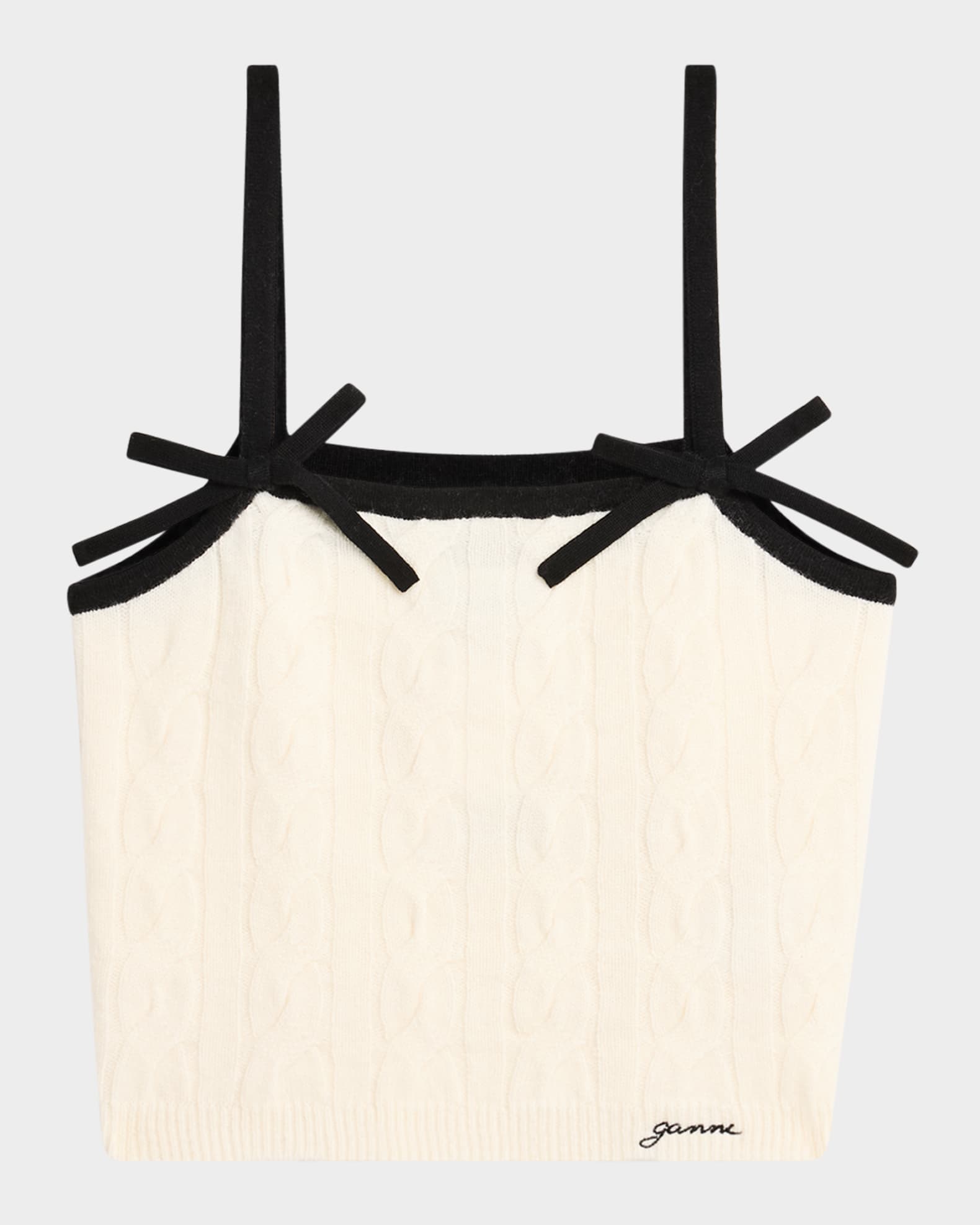 全国送料無料ギフト Bow Mix Cashmere Ganni Strap Marcus Neiman | Top 帽子